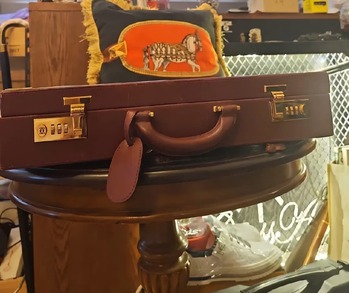 90년대 까르띠에 트렁크 브리프케이스 상품이미지5