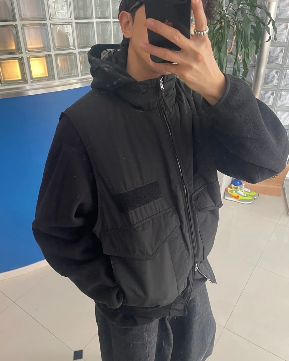 밀리터리베스트 (블랙 ) 상품이미지1