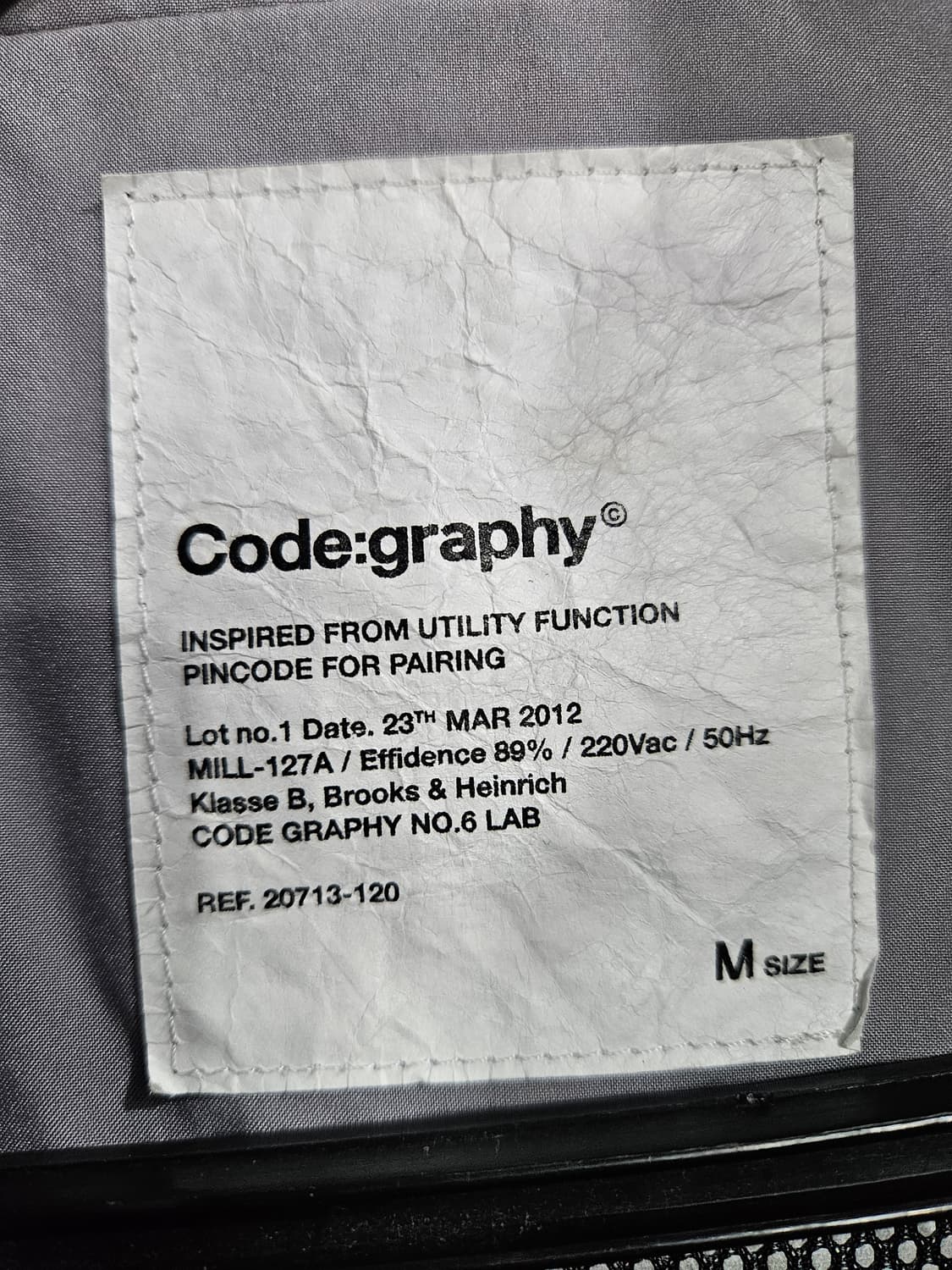 코드그라피 라이트그레이 남성 세미오버핏 95 덕다운 숏패딩  상품이미지3