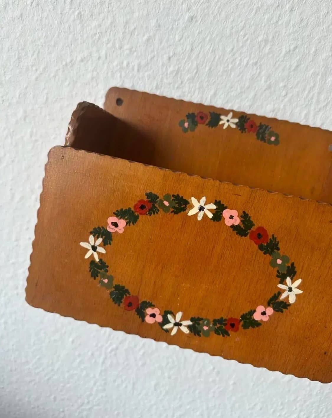 독일)빈티지 플라워 우드벽선반 상품이미지2