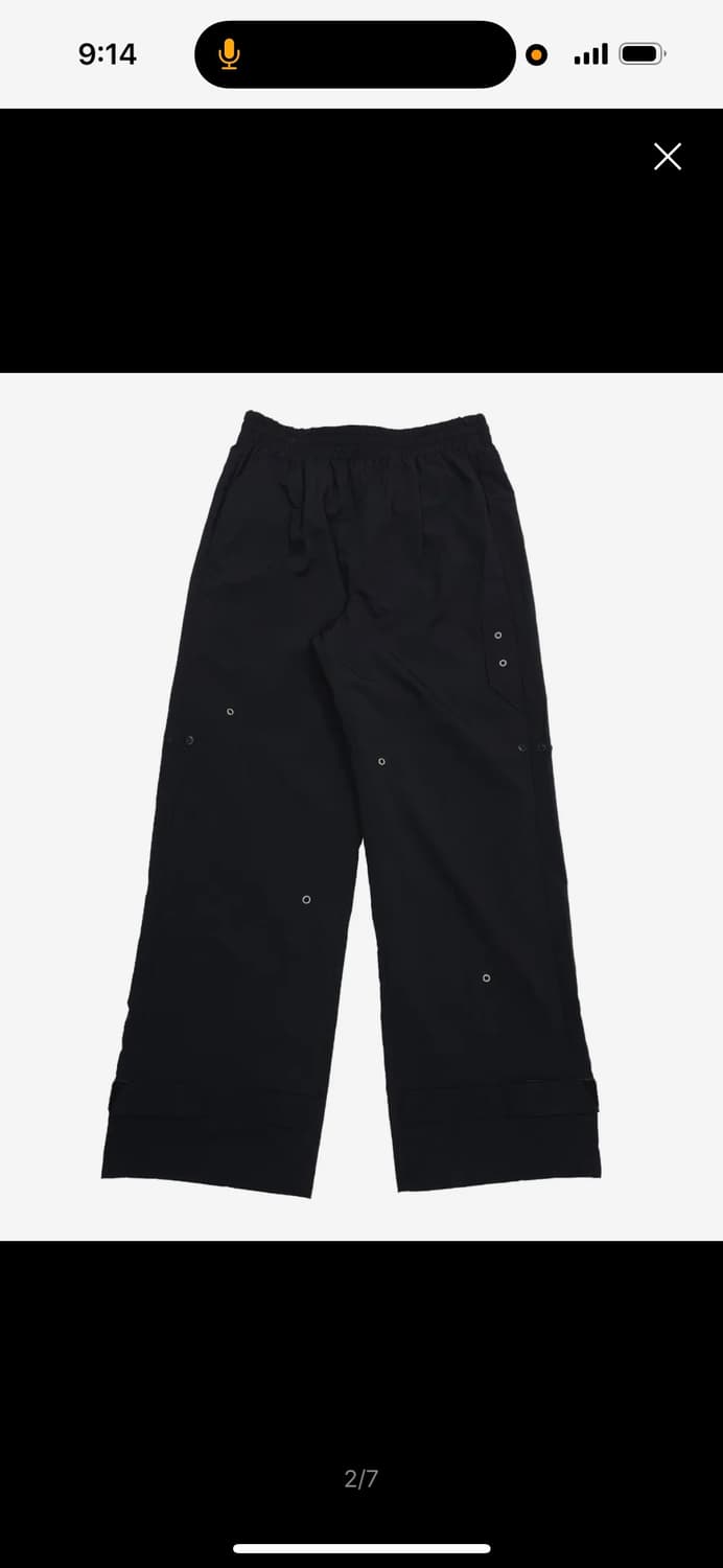 더 콜디스트모먼트 TCM nylon eyelet pants (black) 상품이미지2