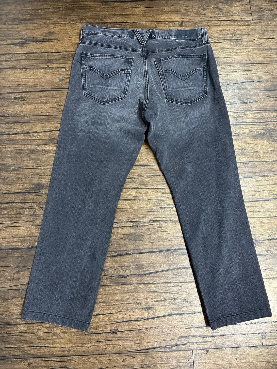 할리데이비슨(HARLEY-DAVIDSON) 빅로고 블랙 워시드 데님 팬츠 상품이미지8