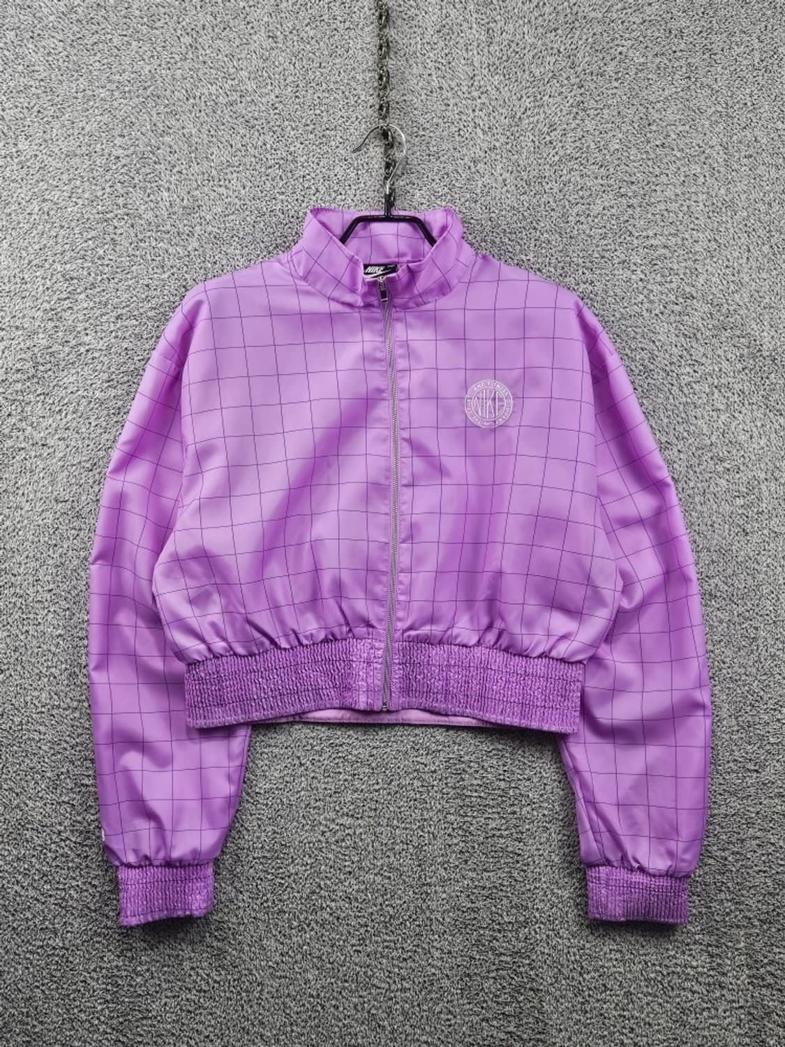 나이키 그리드 체크 크롭 윈드브레이커 바람막이 ( L ) / 11603 상품이미지1