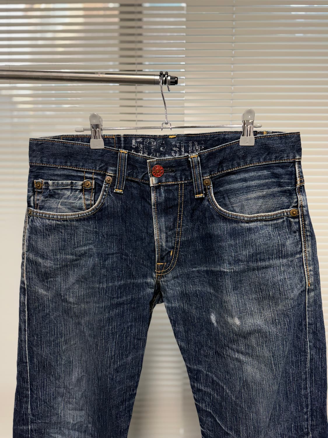 edwin blue tripe 503 슬림 데님 팬츠 상품이미지2