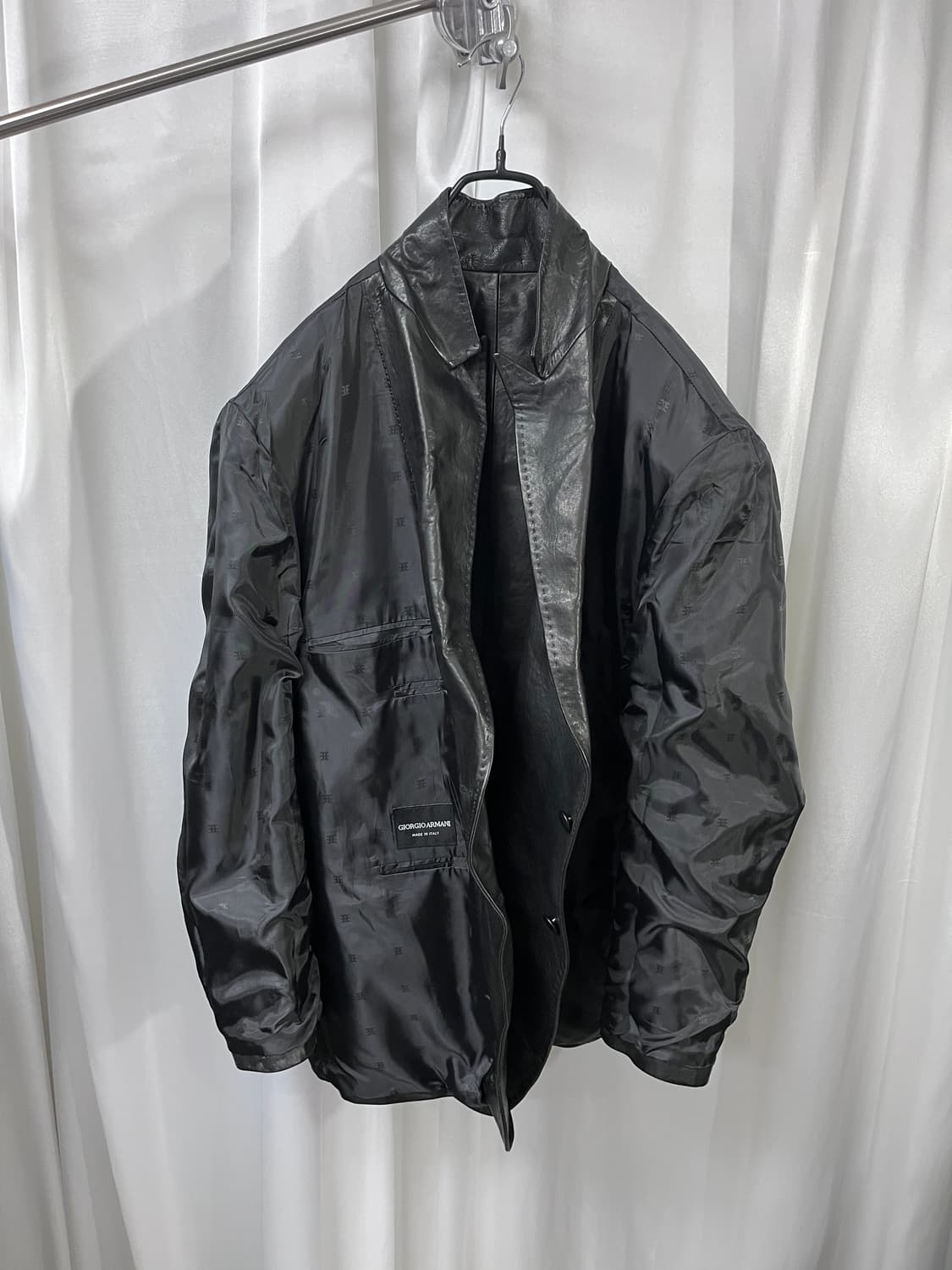 GIORGIO ARMANI leather car coat  상품이미지5