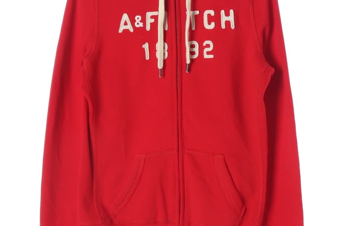 아베크롬비 앤 피치 빅로고 슬림핏 후드 집업 M 상품이미지4