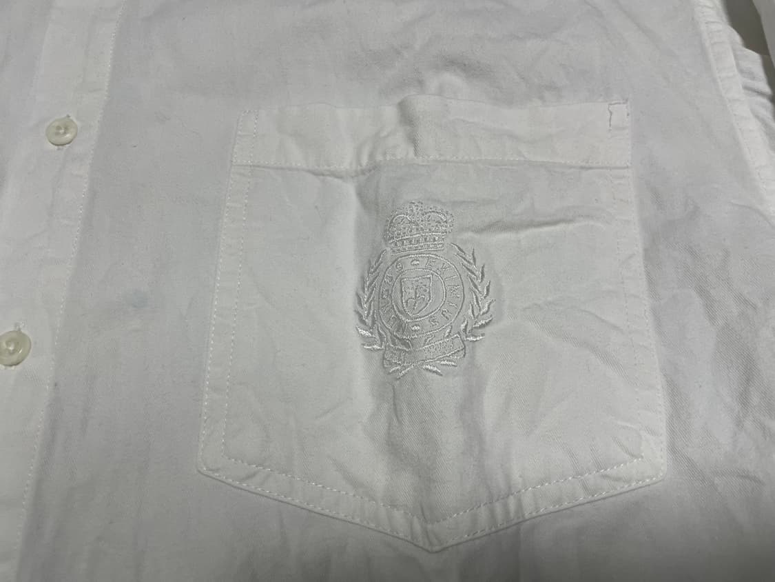 90s 올드갭 빈티지 칼리지 버튼다운 치노 셔츠 레귤러 빅사이즈 상품이미지3