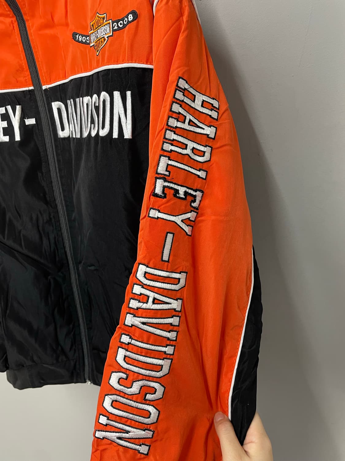 할리데이비슨 100주년 기념 스펠아웃 레이싱 자켓 H1270 상품이미지5