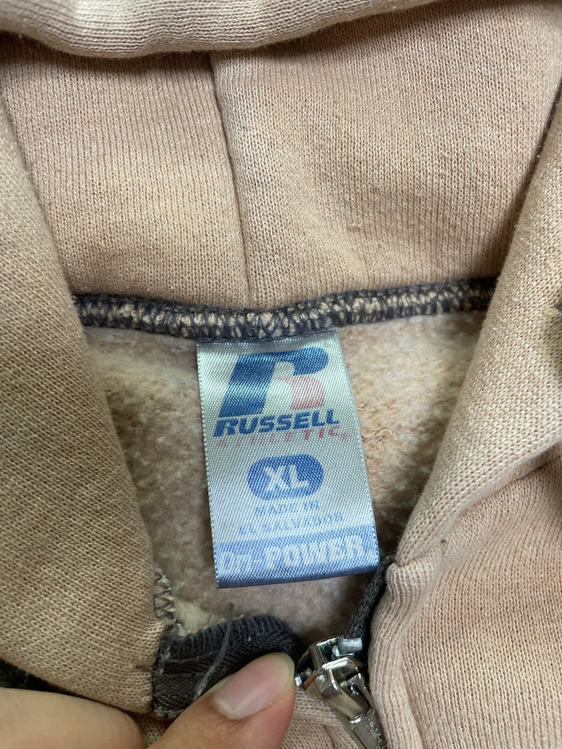00s russell athletic hoodie zip up 상품이미지5