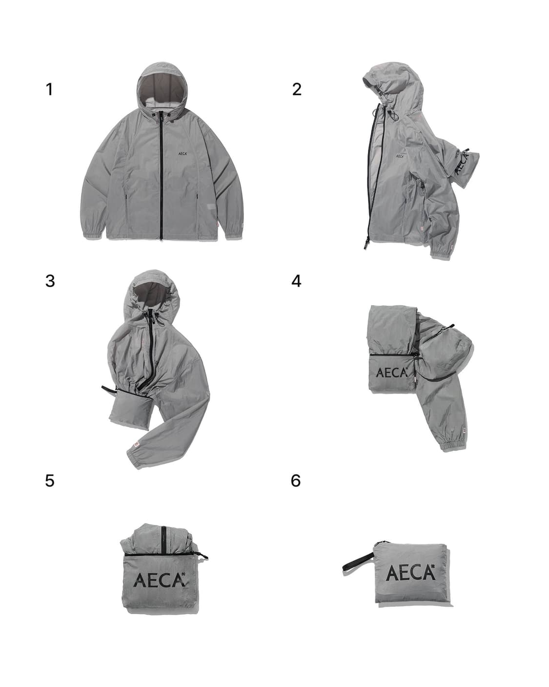 [새제품] 에이카화이트 패커블 바람막이 상품이미지7