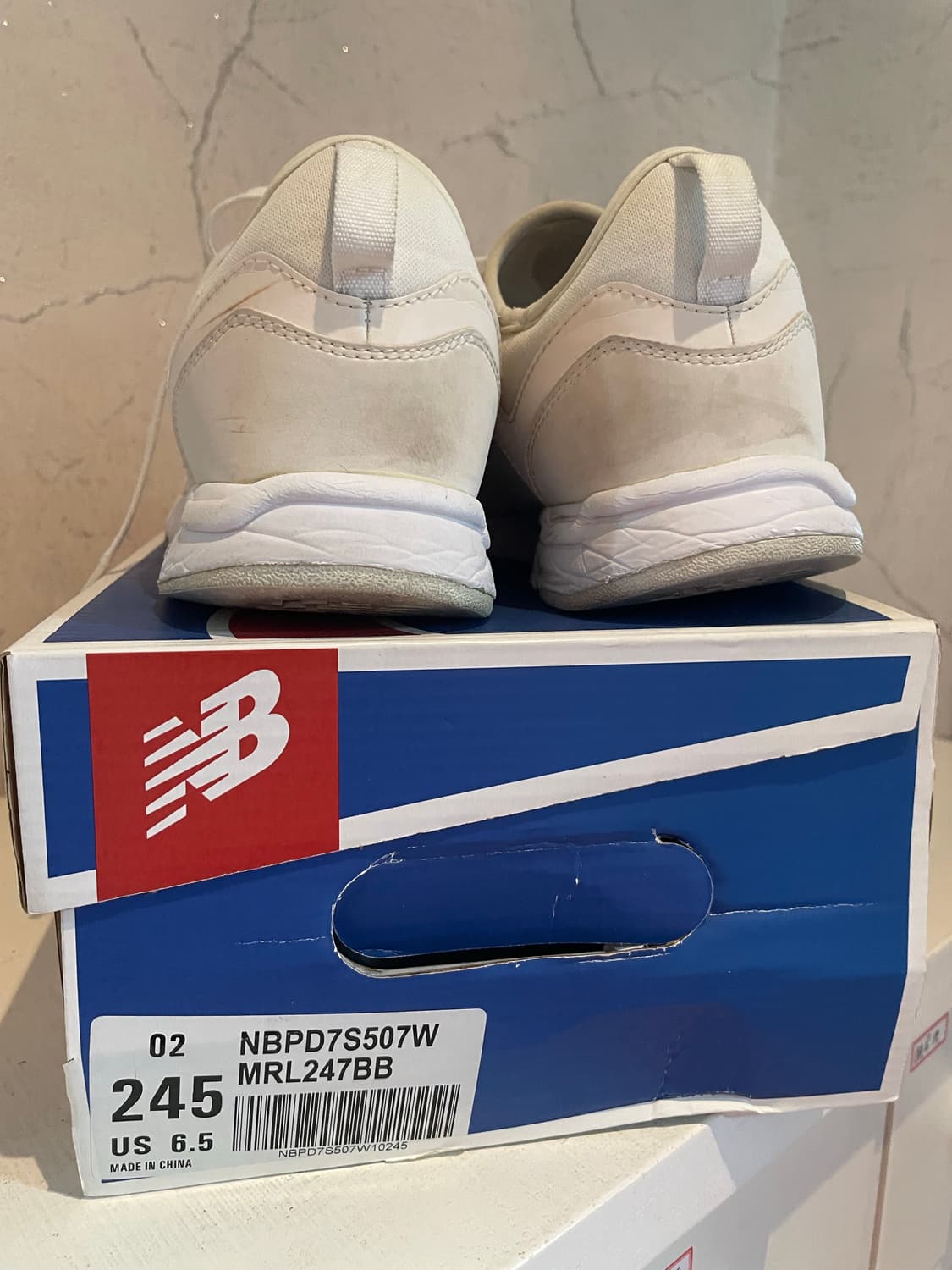 뉴발란스 MRL 흰색 운동화 245 상품이미지5