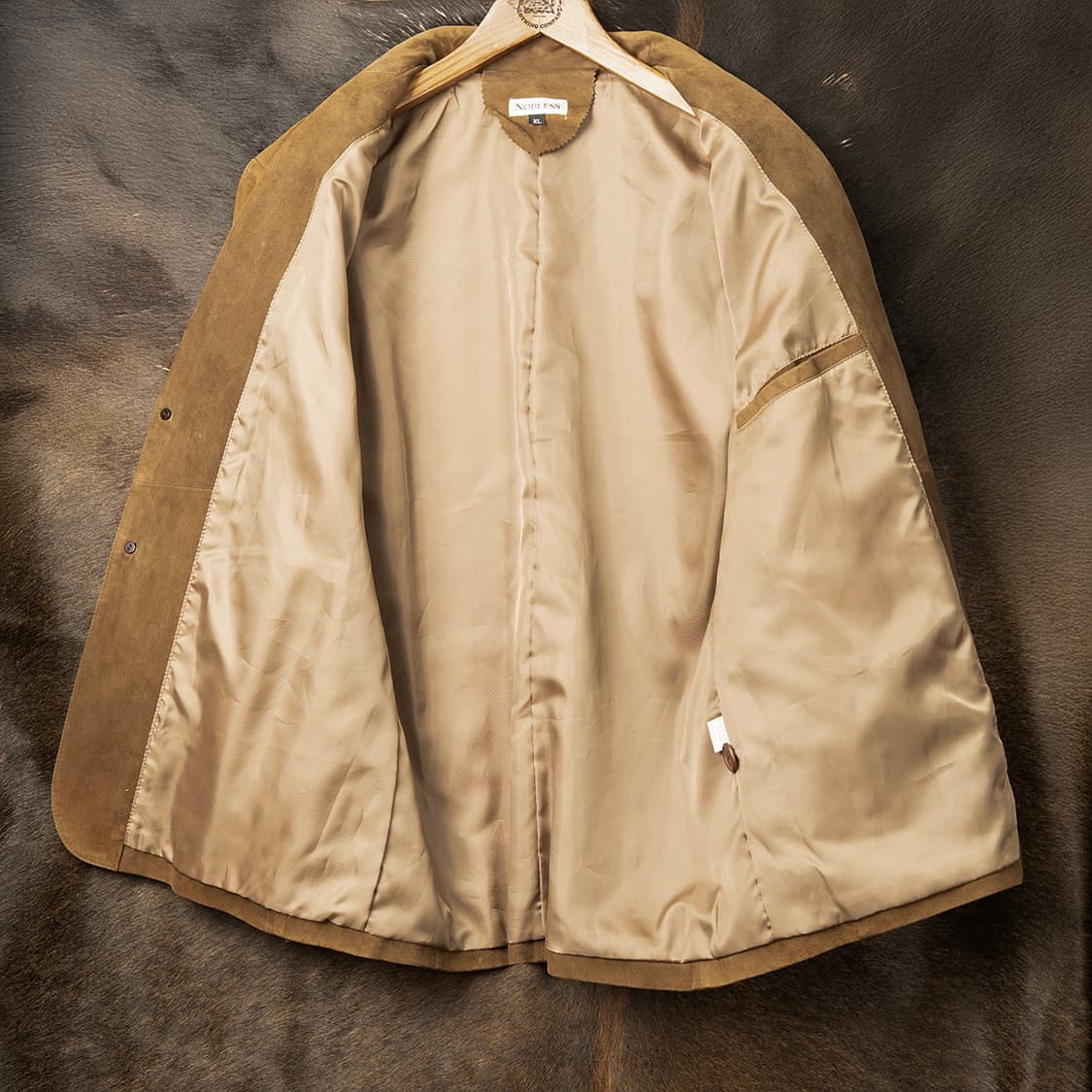 [110] 90s~ 노블레스 램스킨 스웨이드 블레이져  상품이미지3