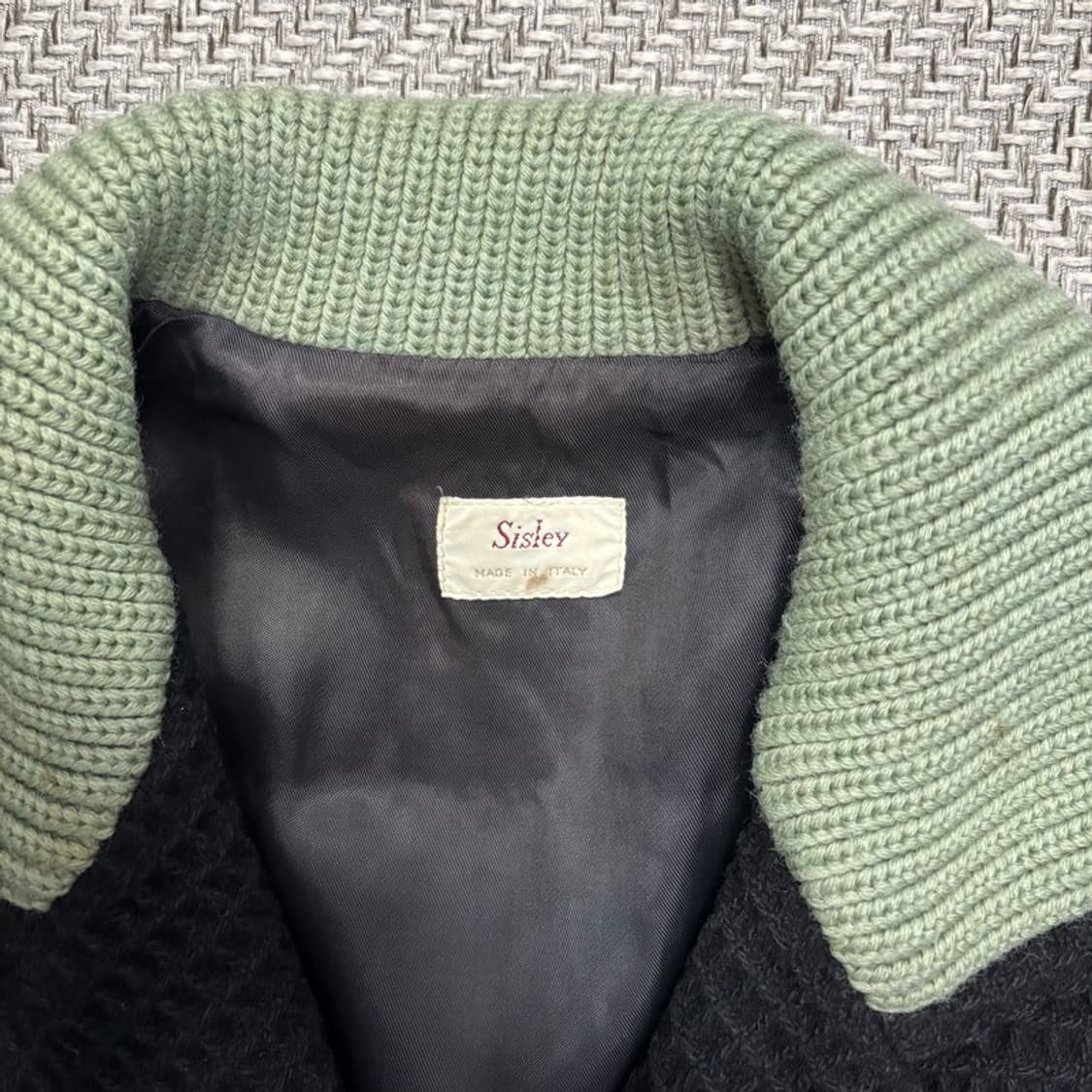 시슬리 투톤 와플 재킷 v0255 상품이미지4