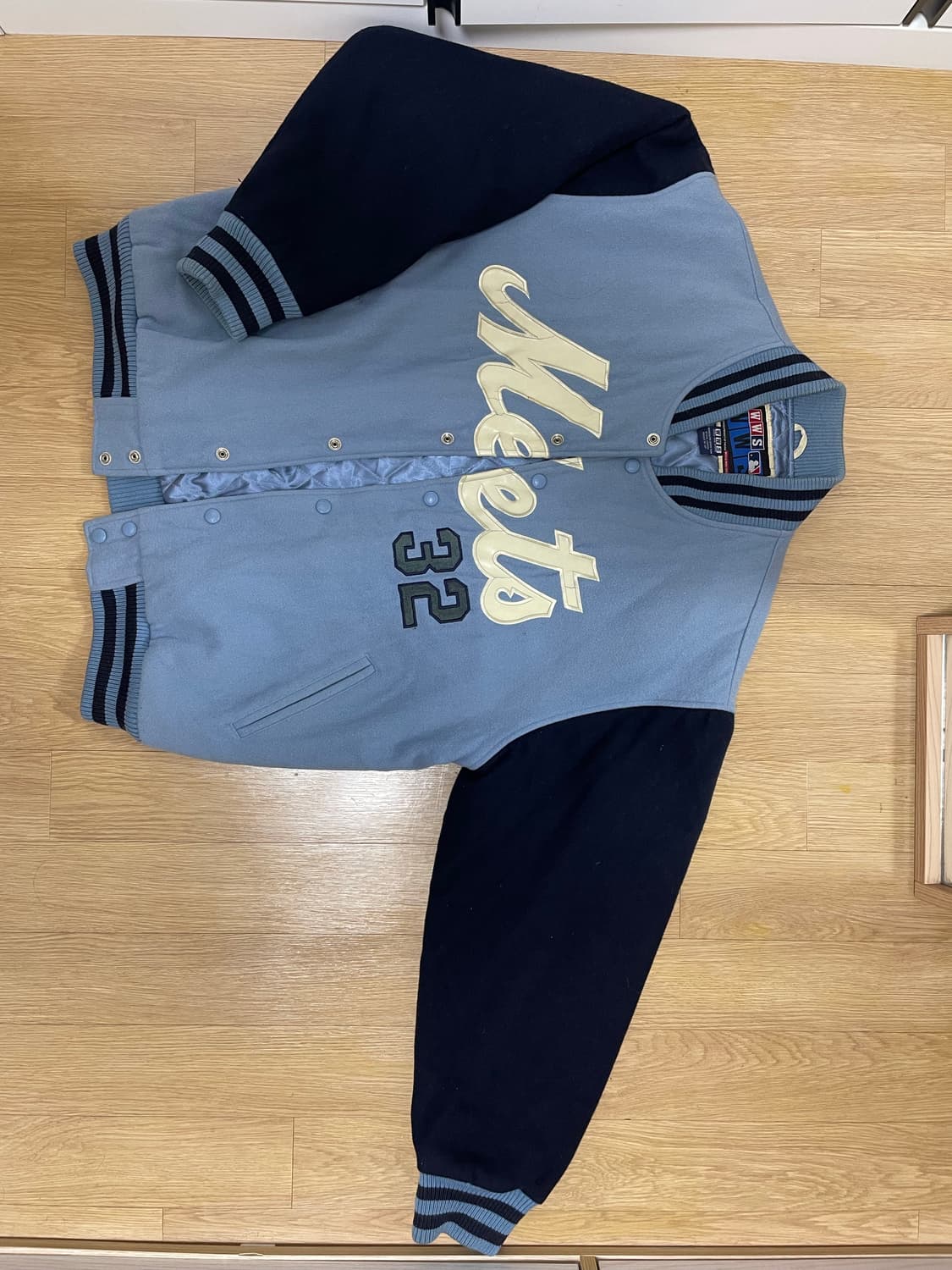 MLB USA 뉴욕메츠 바시티자켓 XXL 상품이미지1