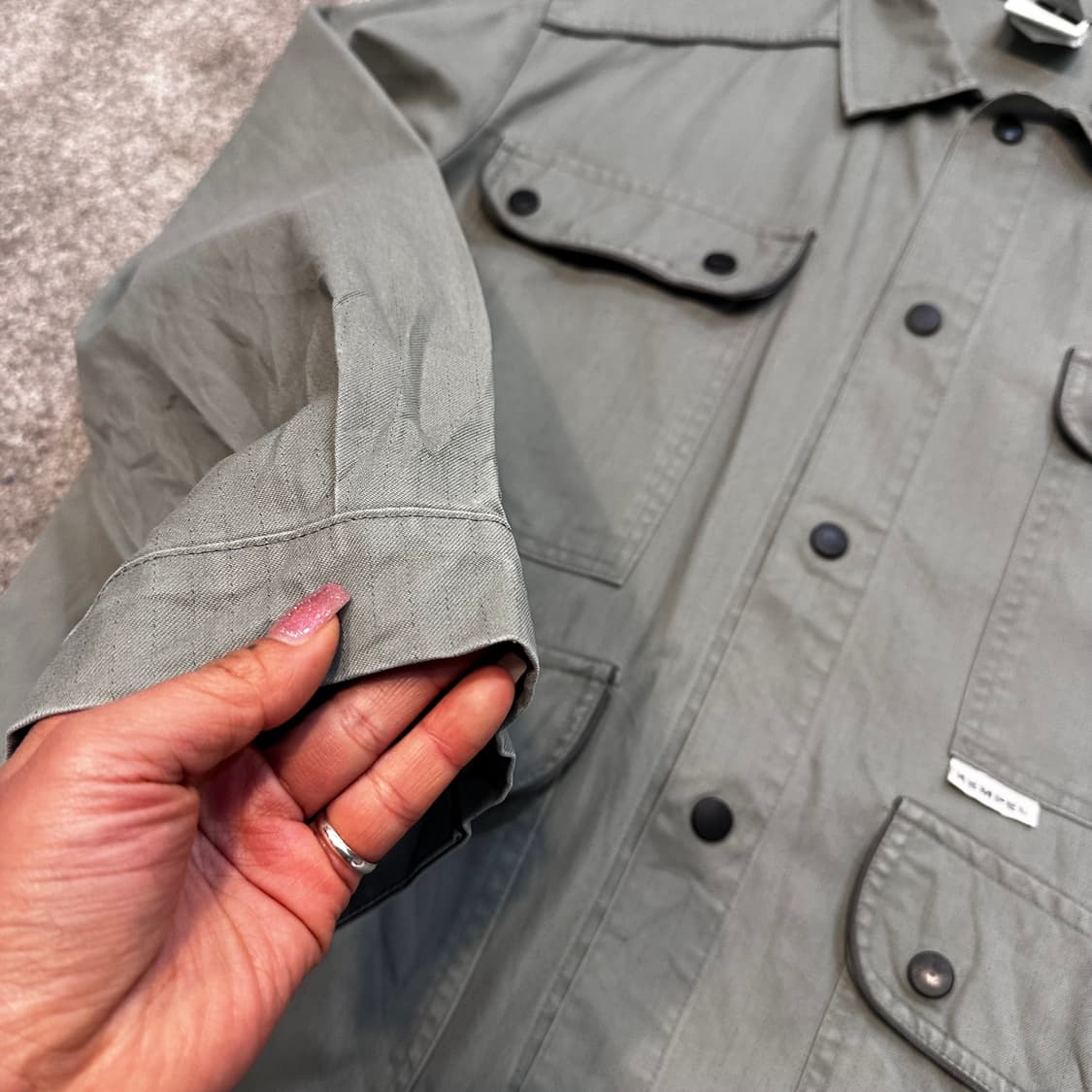 켐펠 미디엄그레이 워크 자켓L 상품이미지4