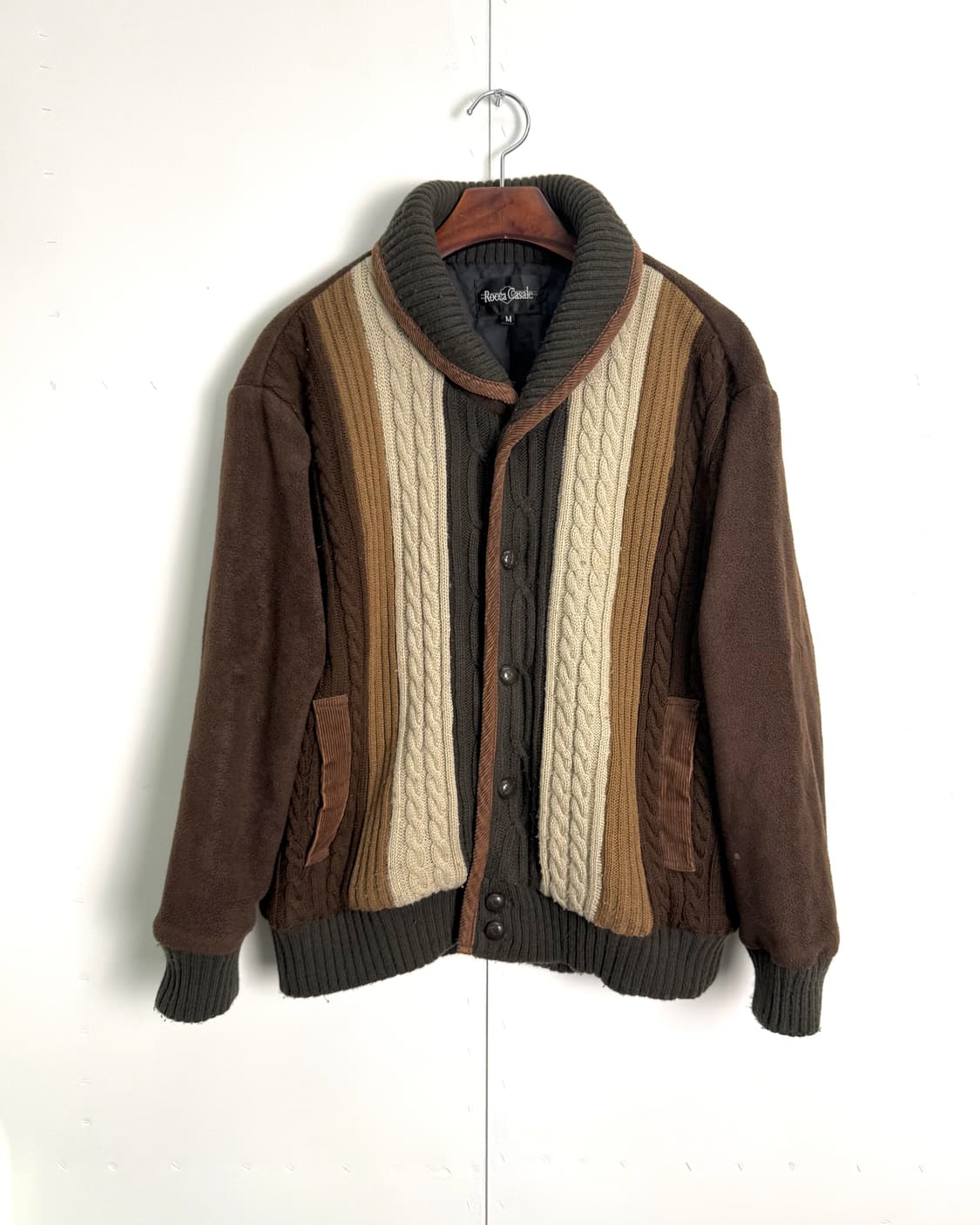 locca casale 숄카라 패널 자켓 상품이미지1