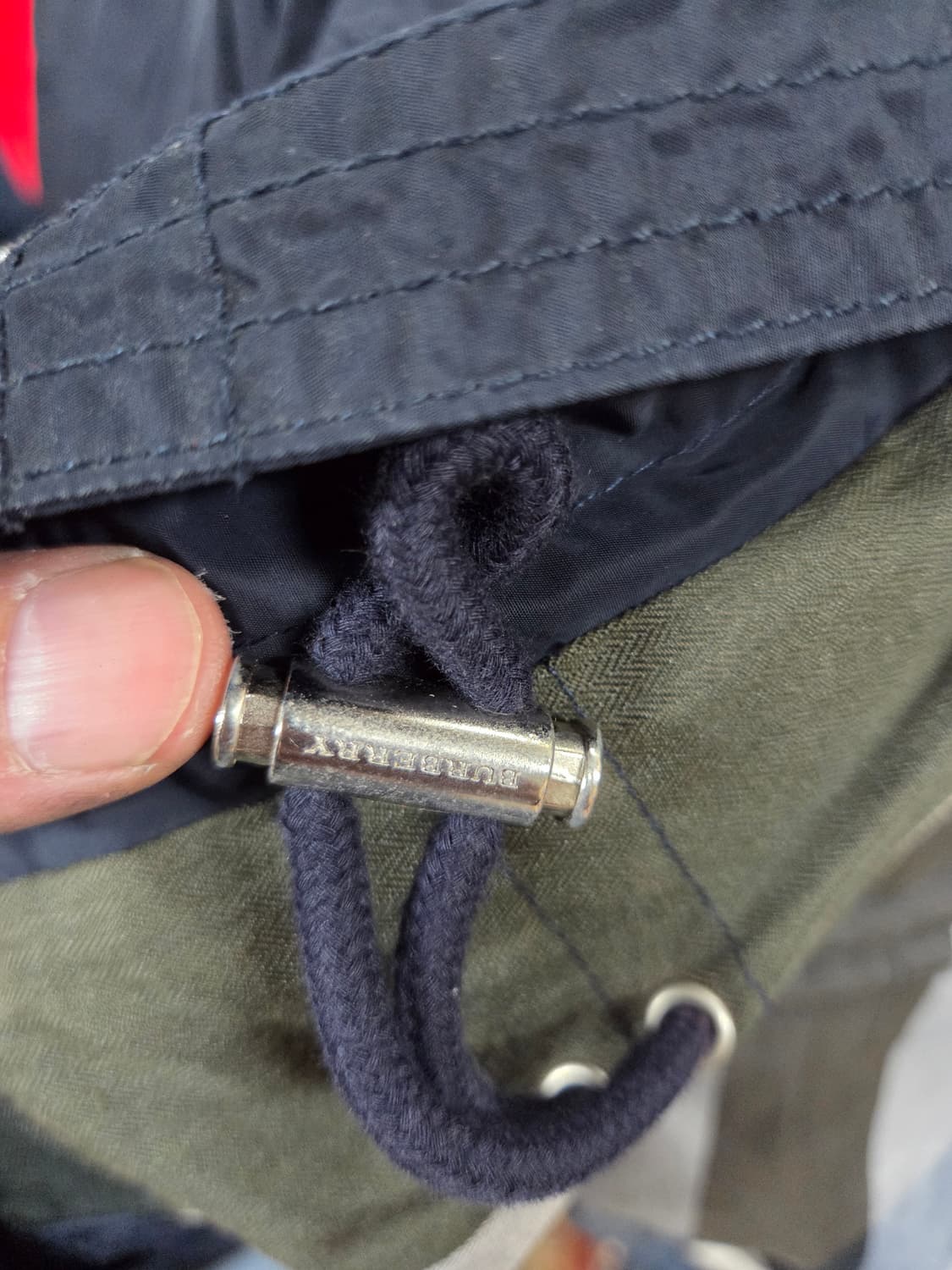 버버리브릿 여성 견장 멀티포켓 레인 바람막이 자켓 L 상품이미지5