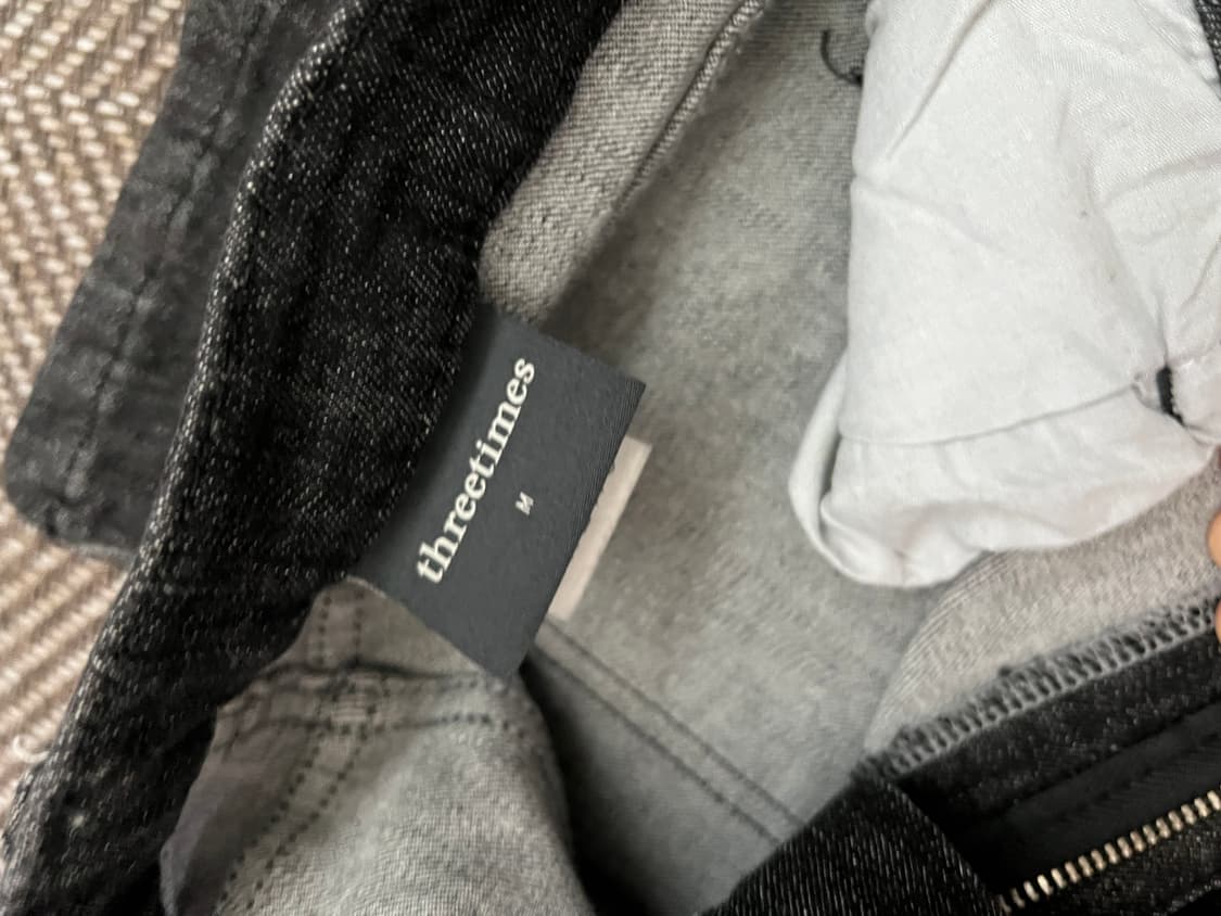 쓰리타임즈 5501 bootcut black jeans M 상품이미지4