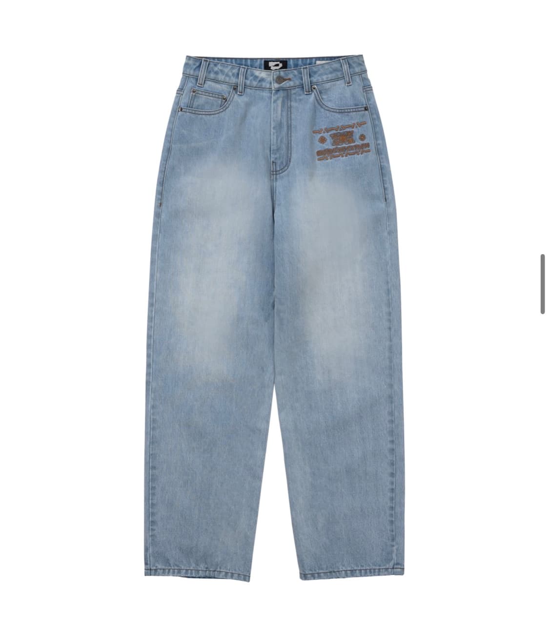 웰빙익스프레스 Embroidered Patch Jeans M 상품이미지1