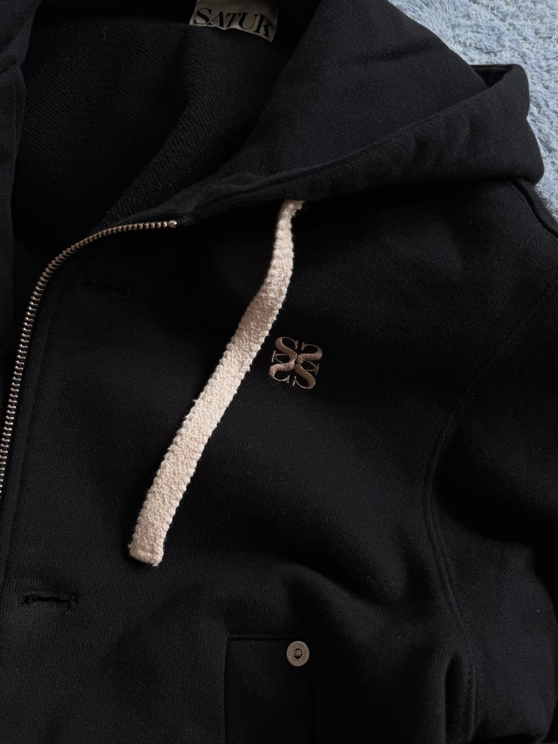 SATUR 세터 후드 집업/코튼 올 데이 상품이미지5