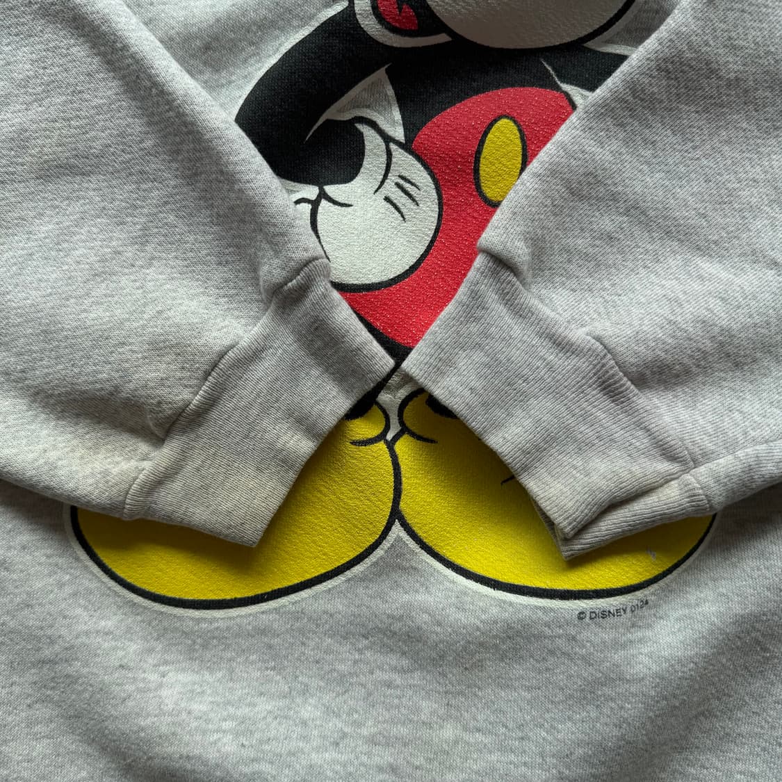 90s 디즈니 미키마우스 스웻셔츠 그레이 상품이미지3