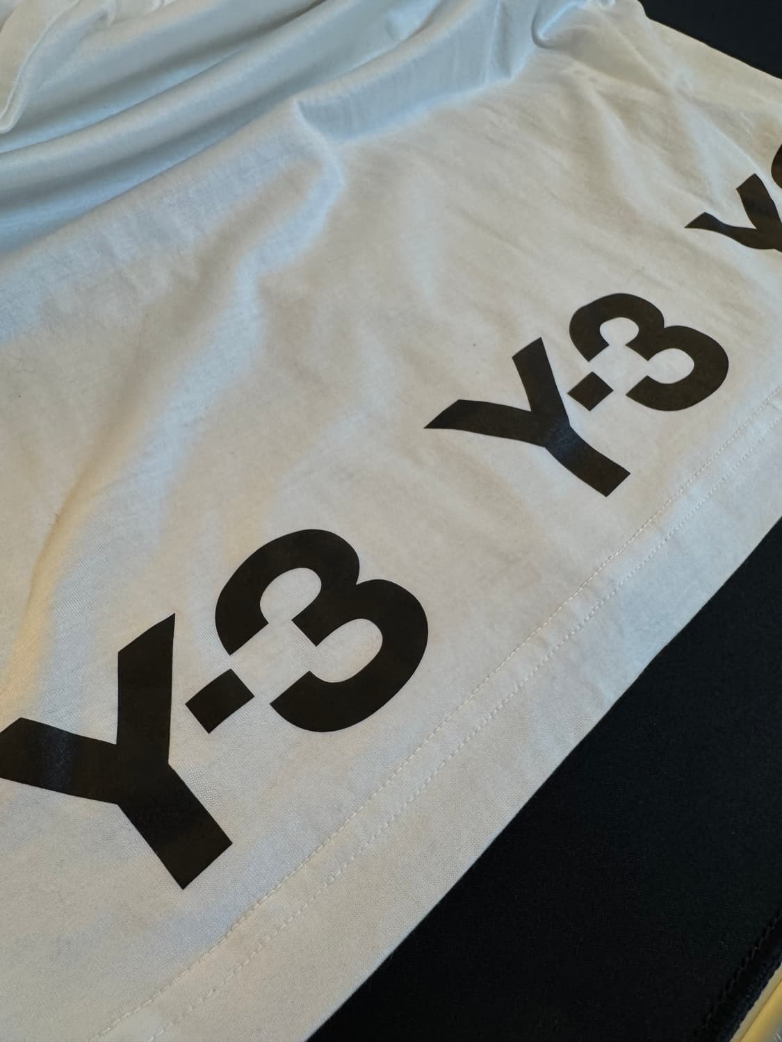 (M)요지야마모토 Y-3 아디다스 반팔티 화이트 상품이미지3