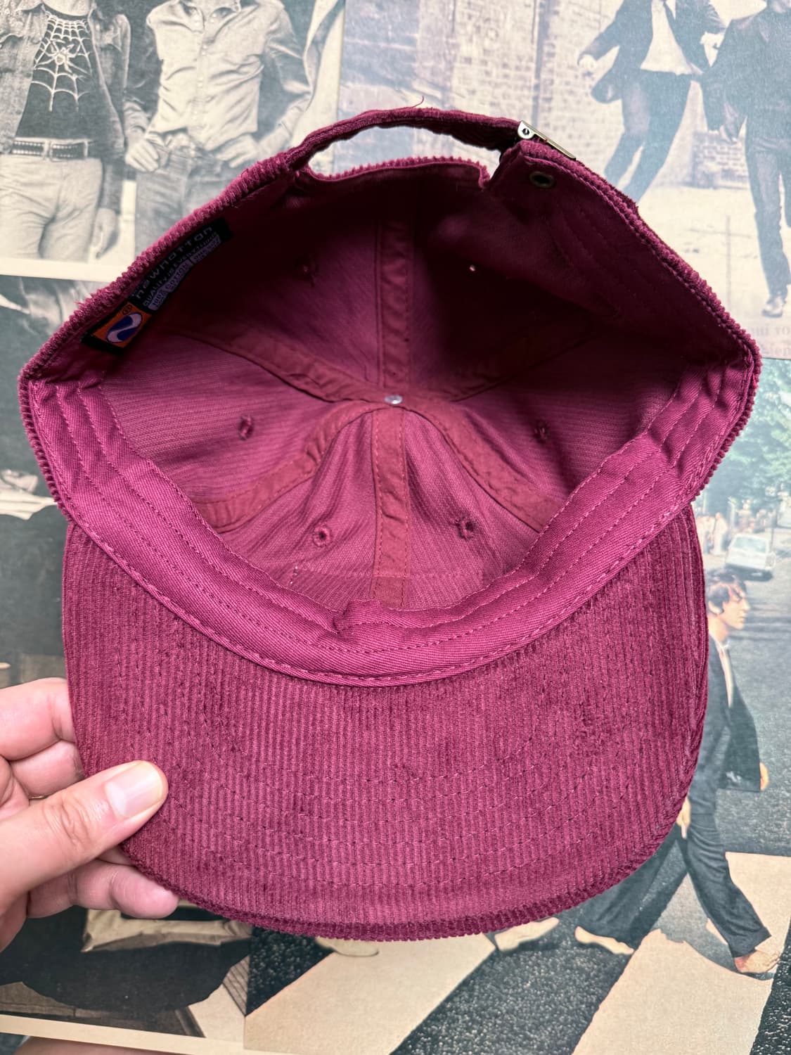 Marlboro(말보로) 버건디 코듀로이 캡 상품이미지6