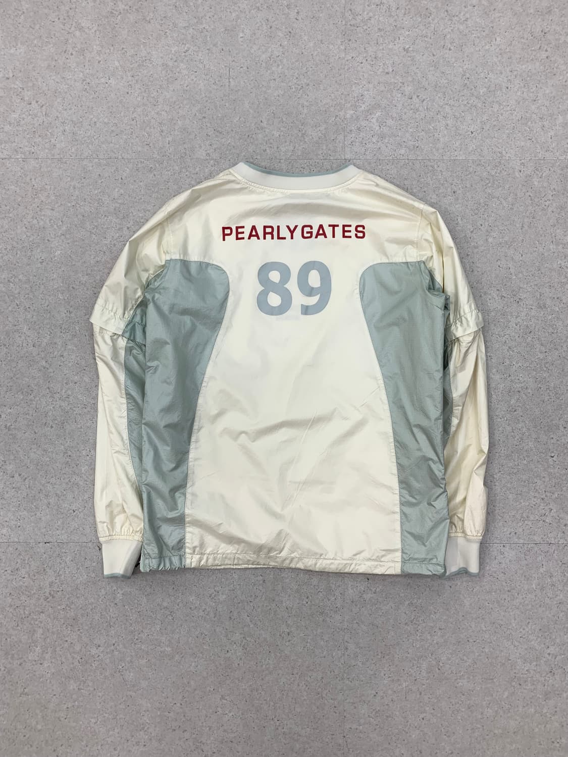 Pearly Gates 파리게이츠 우븐 풀오버 바람막이 상품이미지5