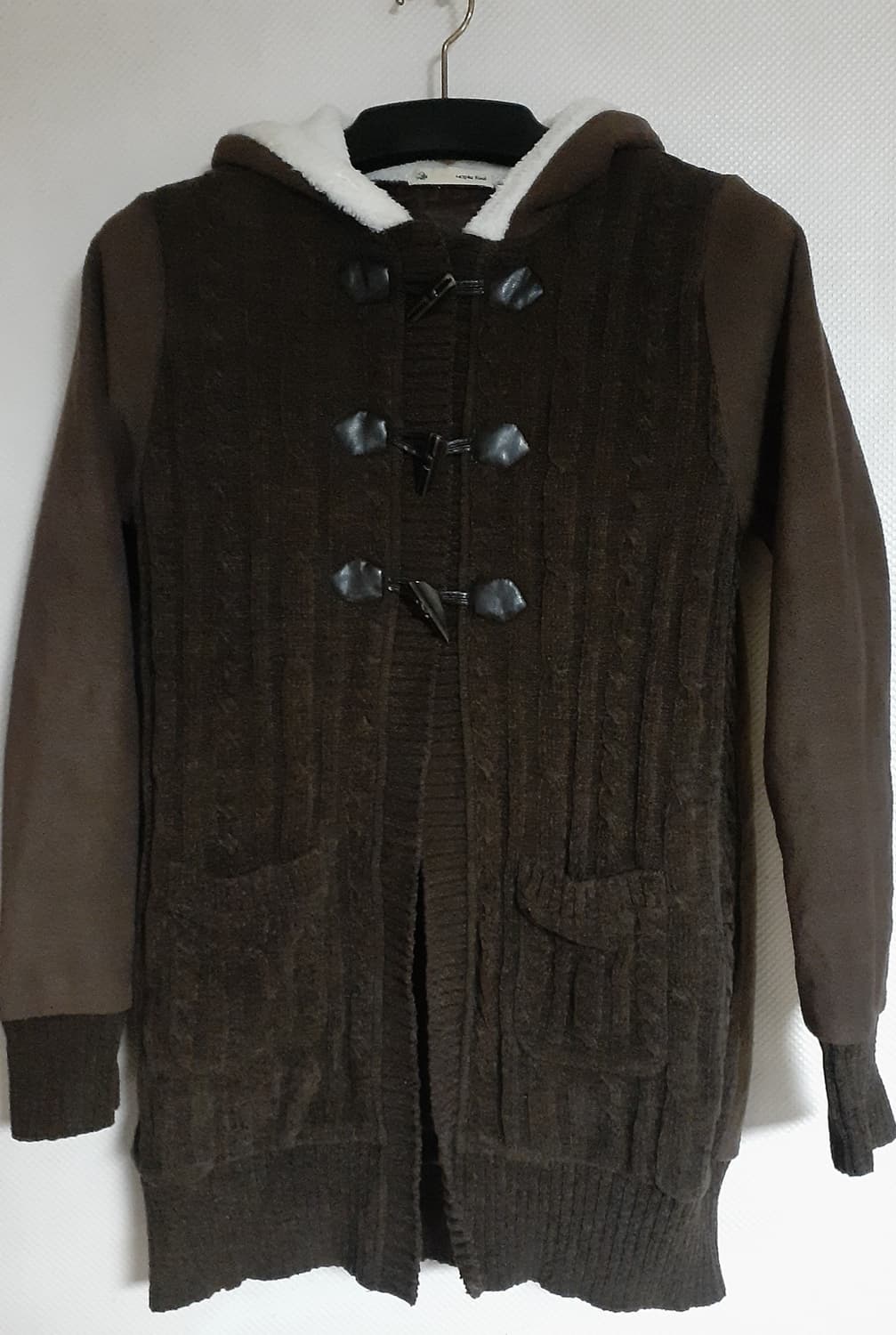 maple feel 털후드 롱스웨터 가슴둘레 79-87 상품이미지1