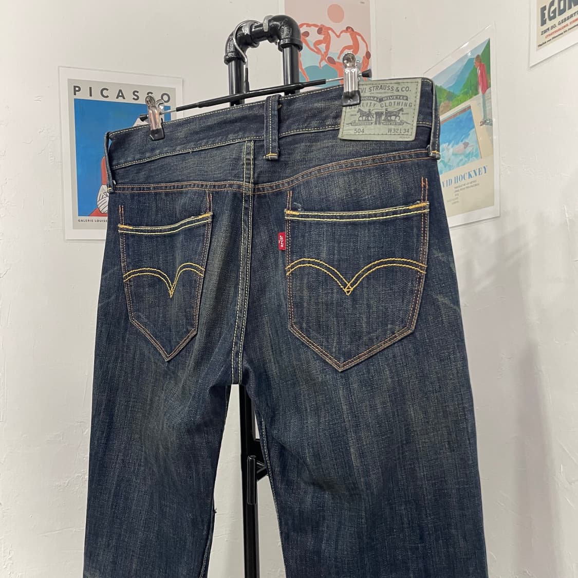 리바이스 504 스트레이트핏 데님 팬츠 상품이미지5