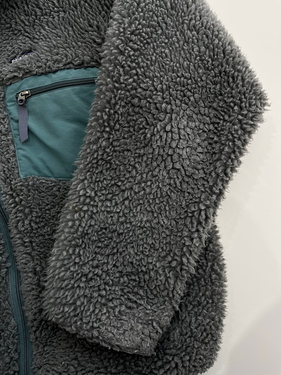 파타고니아 빈티지 딥파일 플리스 그레이 M사이즈 상품이미지5