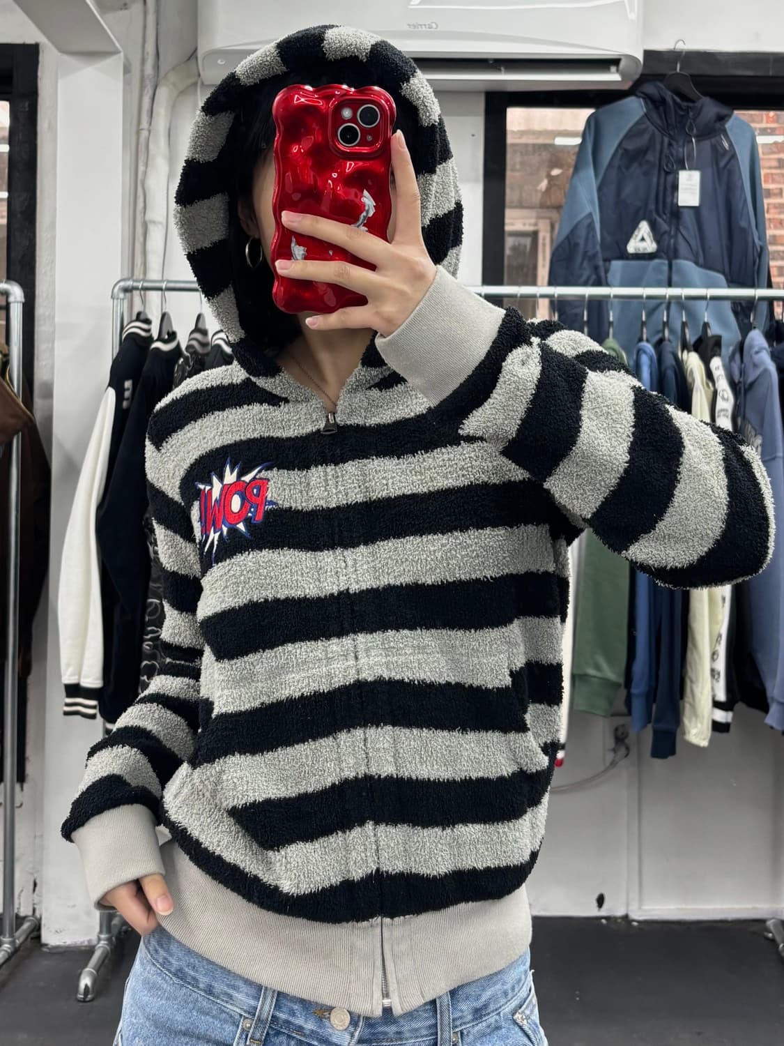 히스테릭 글래머 POW 후드집업 상품이미지3