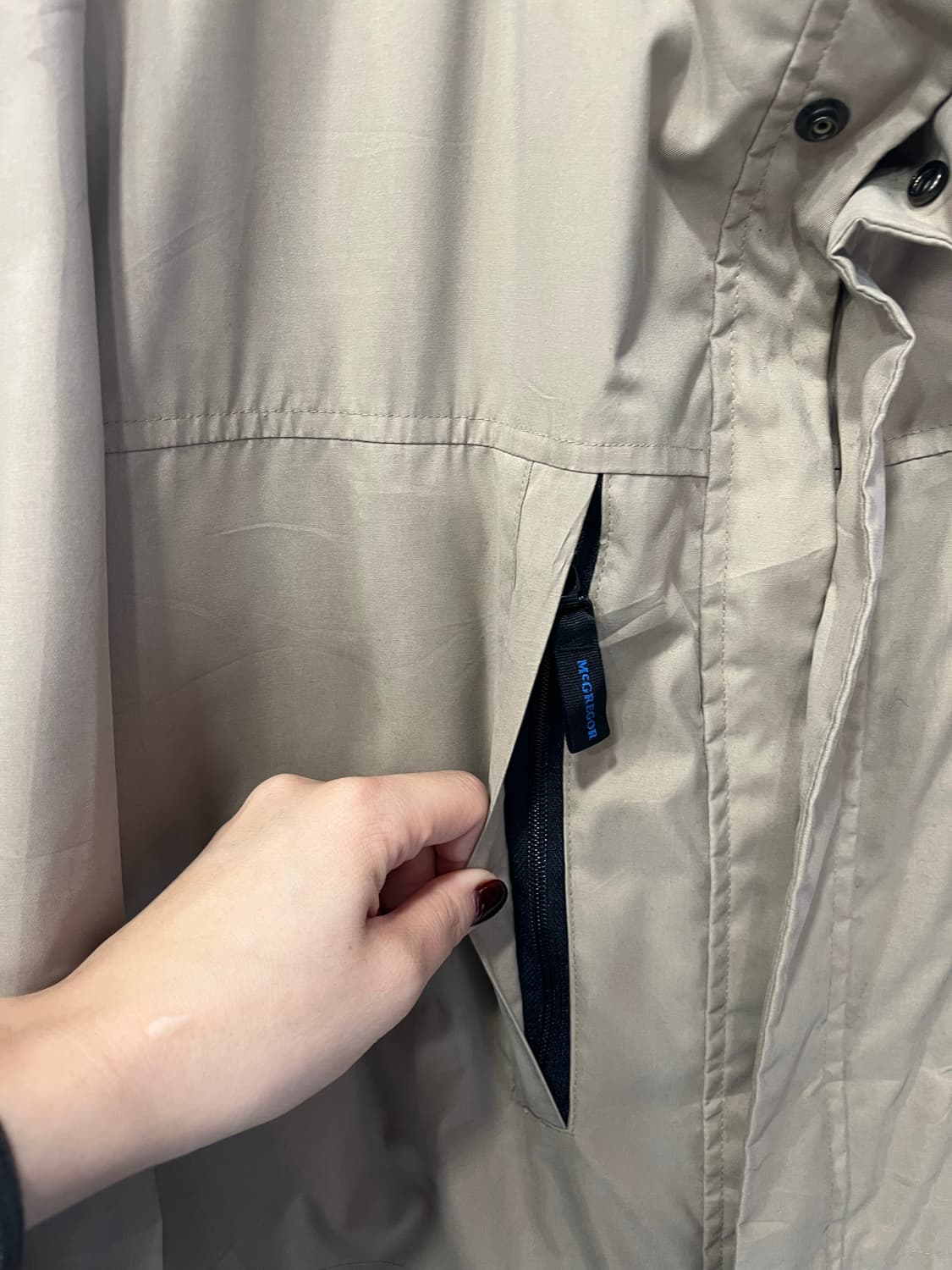 맥그리거 베이지색 야상 점퍼 상품이미지5