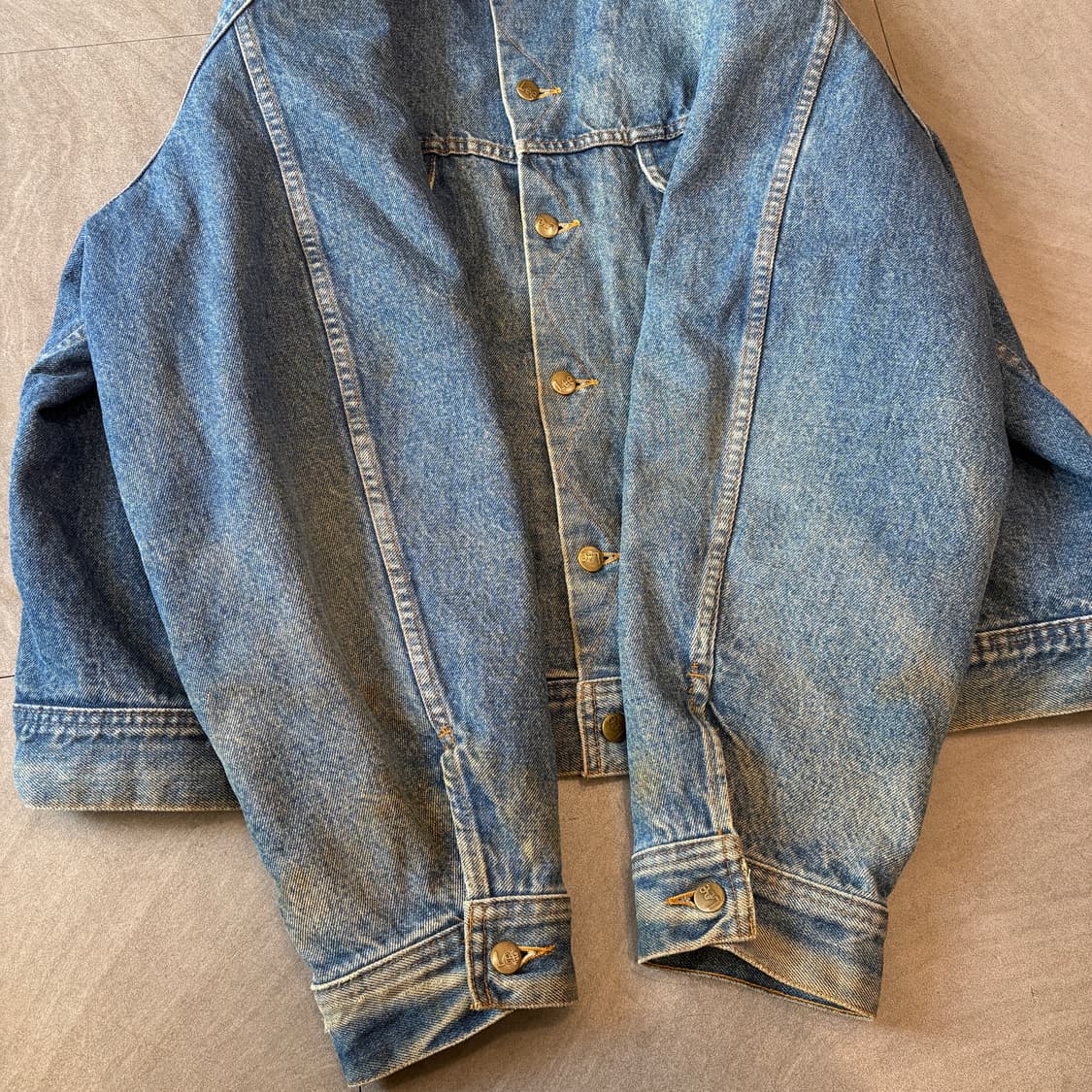 90s 90년대 생산 리 스톰라이더 데님 자켓 상품이미지7