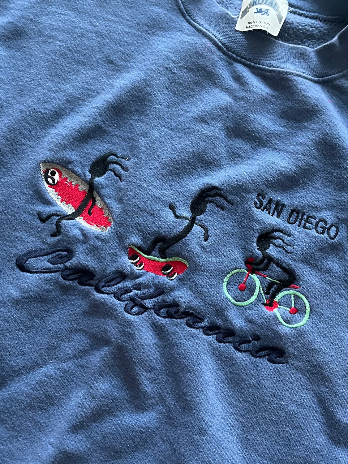 90s 아메리칸 빈티지 스웻 셔츠 L (made in usa) 상품이미지1