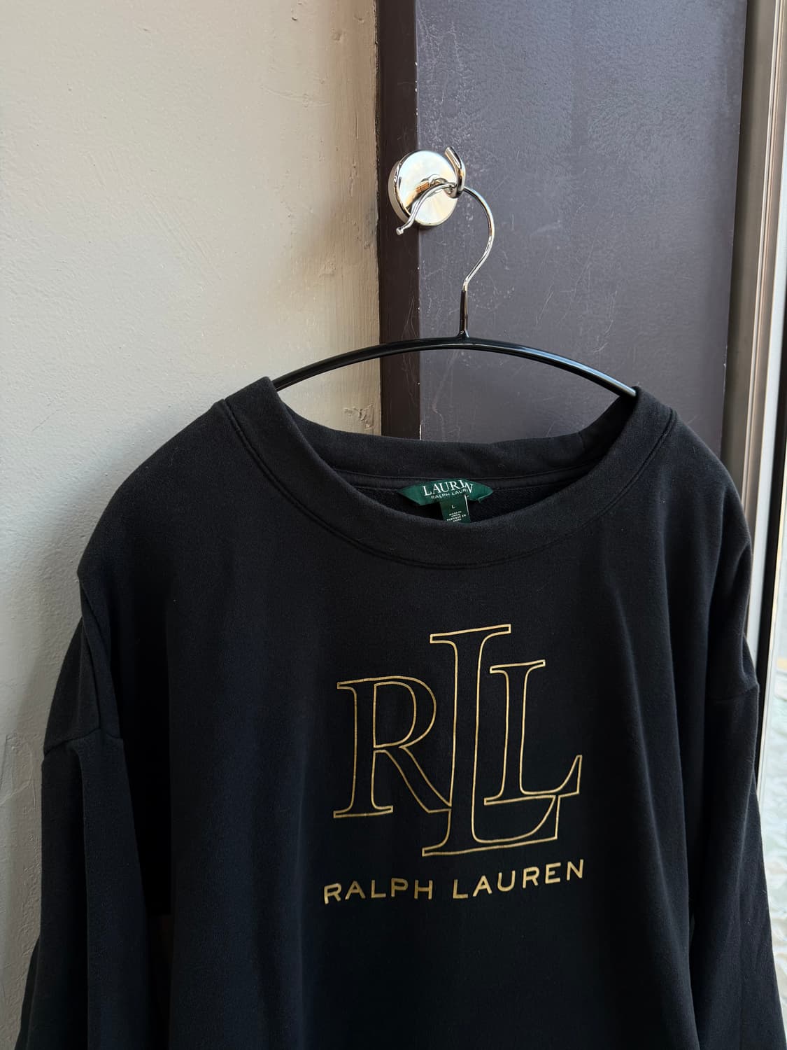 L/ 폴로랄프로렌 RLL 골드 레터링 슬리브 긴팔 상품이미지3