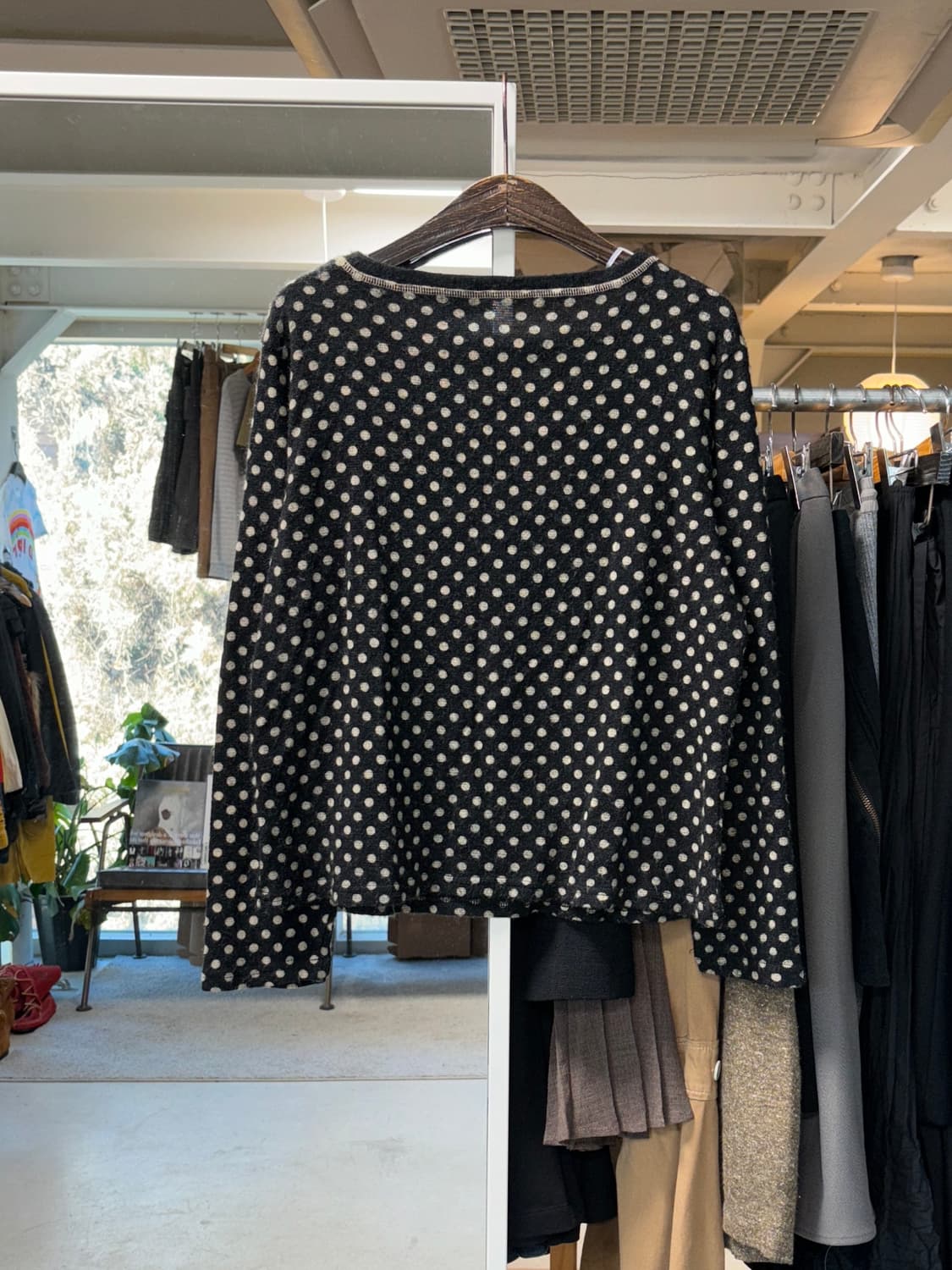 Mujiya 도트 니트 상품이미지2