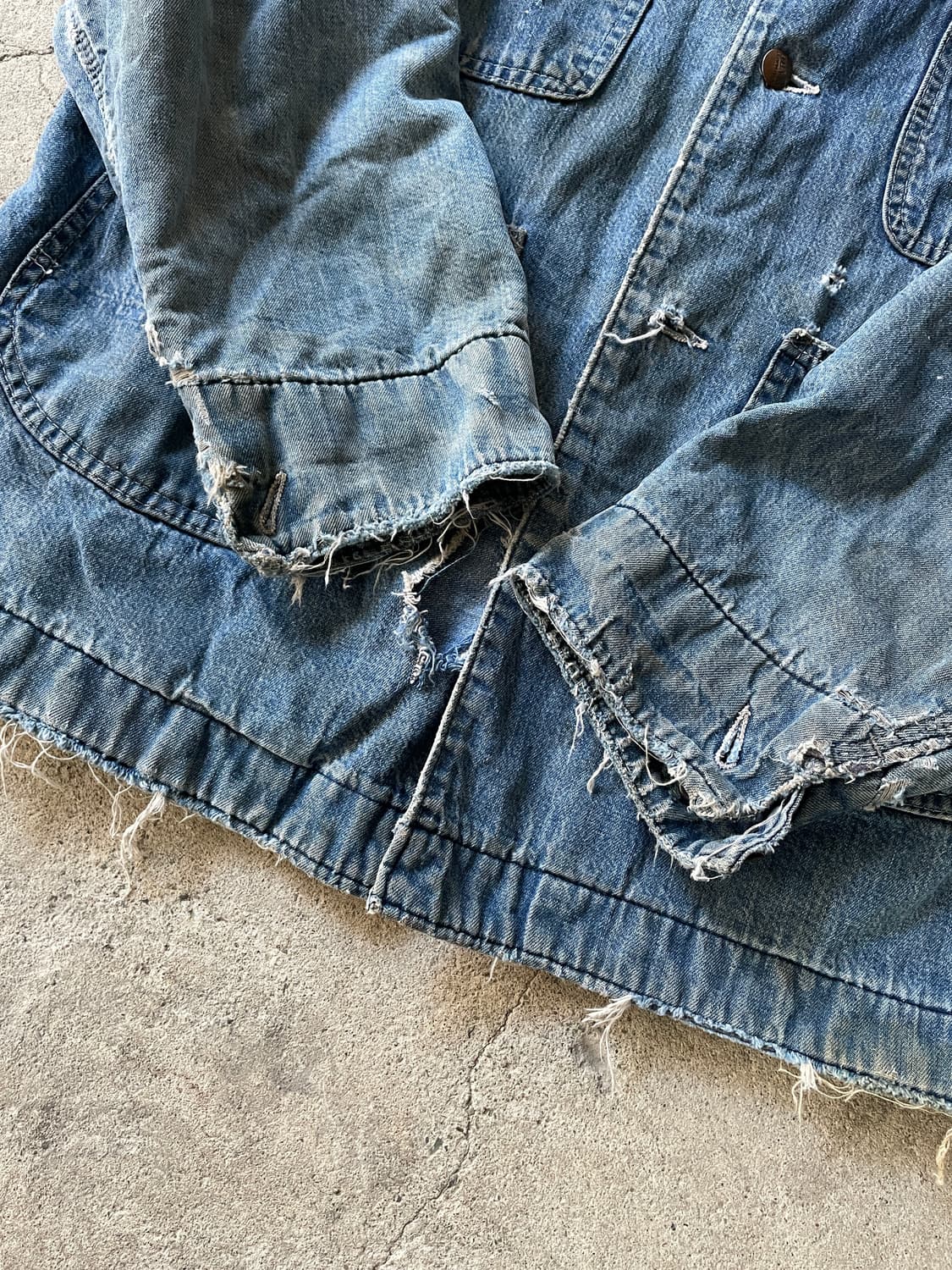 6-70s Distressed Montgomery Blanket JK 상품이미지7