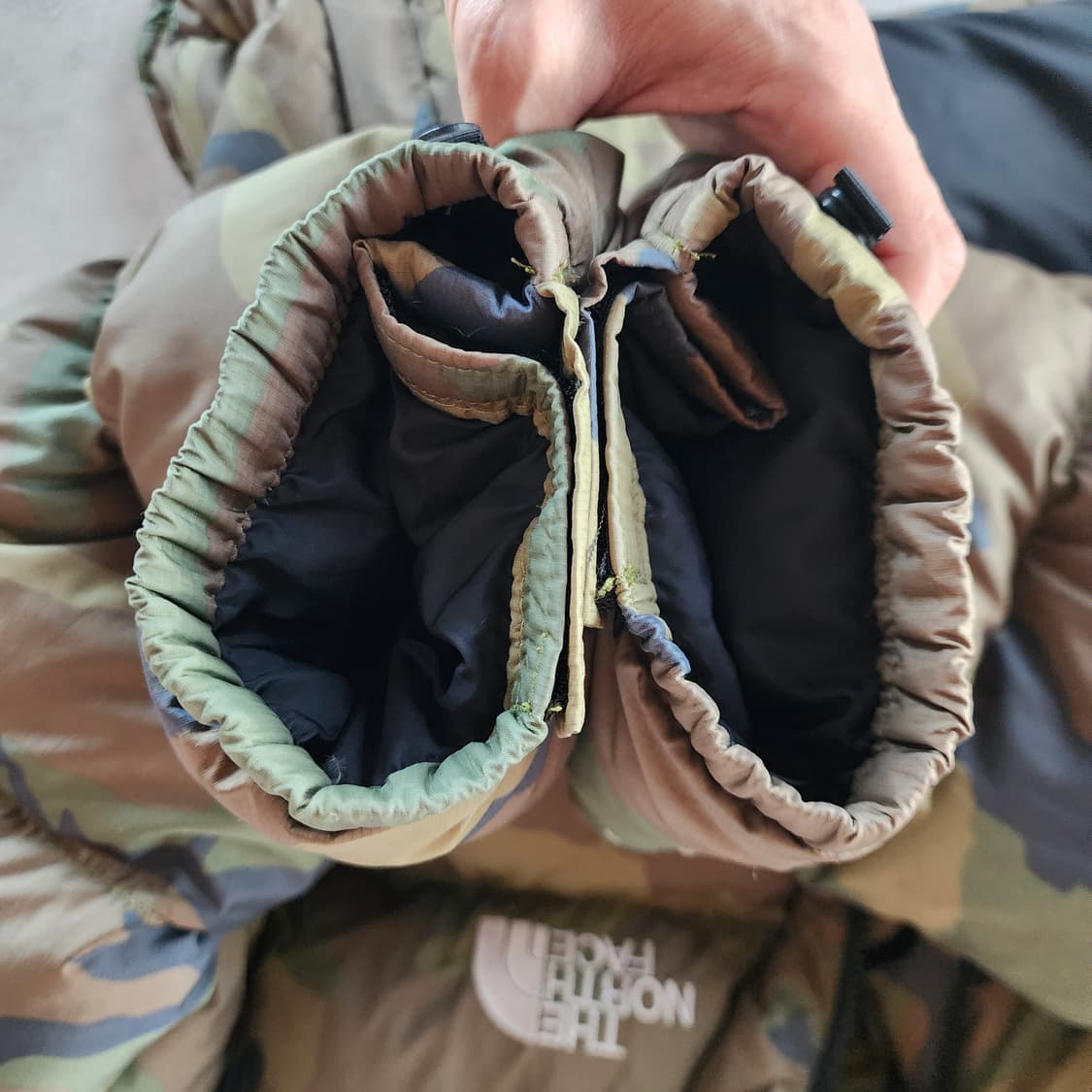 오리지널 일본판 노스페이스 700 눕시 센터로고 카모M(100~105) 상품이미지6