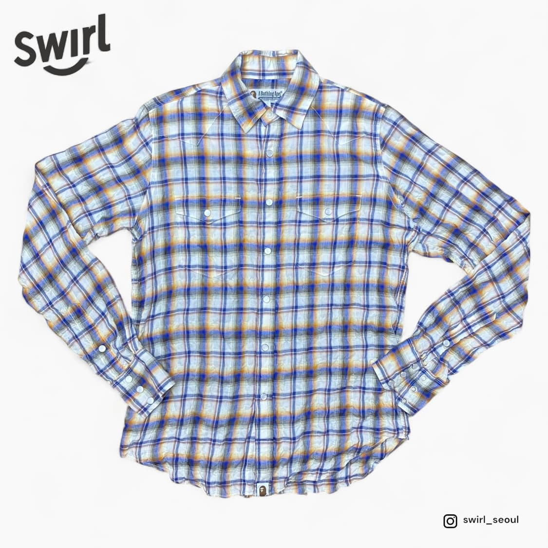 Bape ombré western shirts 상품이미지2