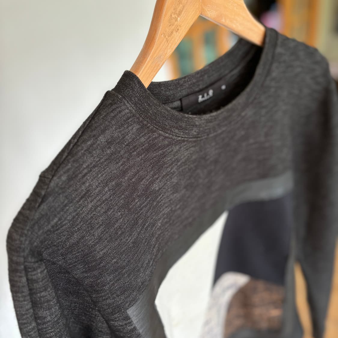 ZIO 송지오 맨투맨 티셔츠 명품 그래픽 패턴 그레이 상품이미지6