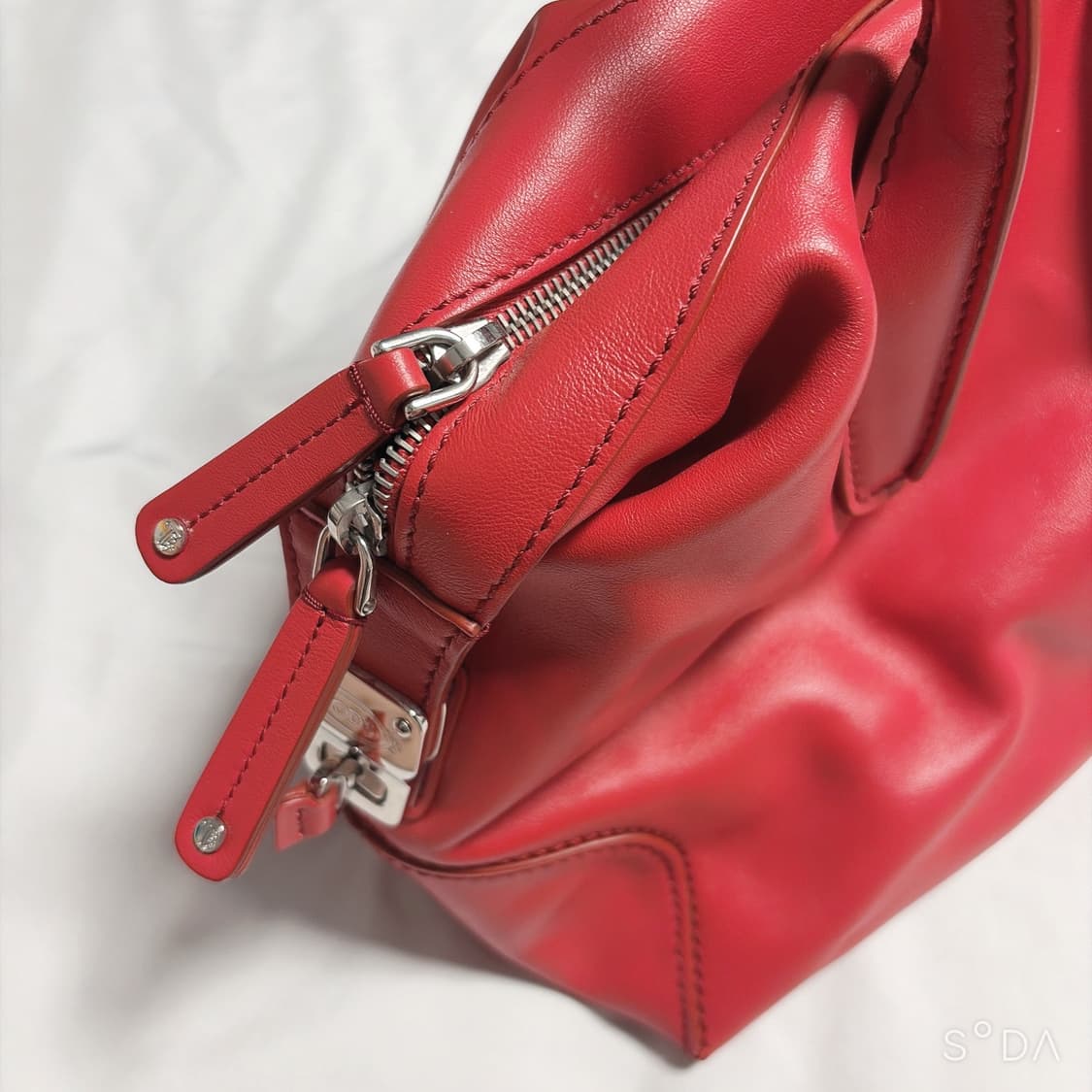 토즈 레드 가죽 토트겸 크로스백 상품이미지6