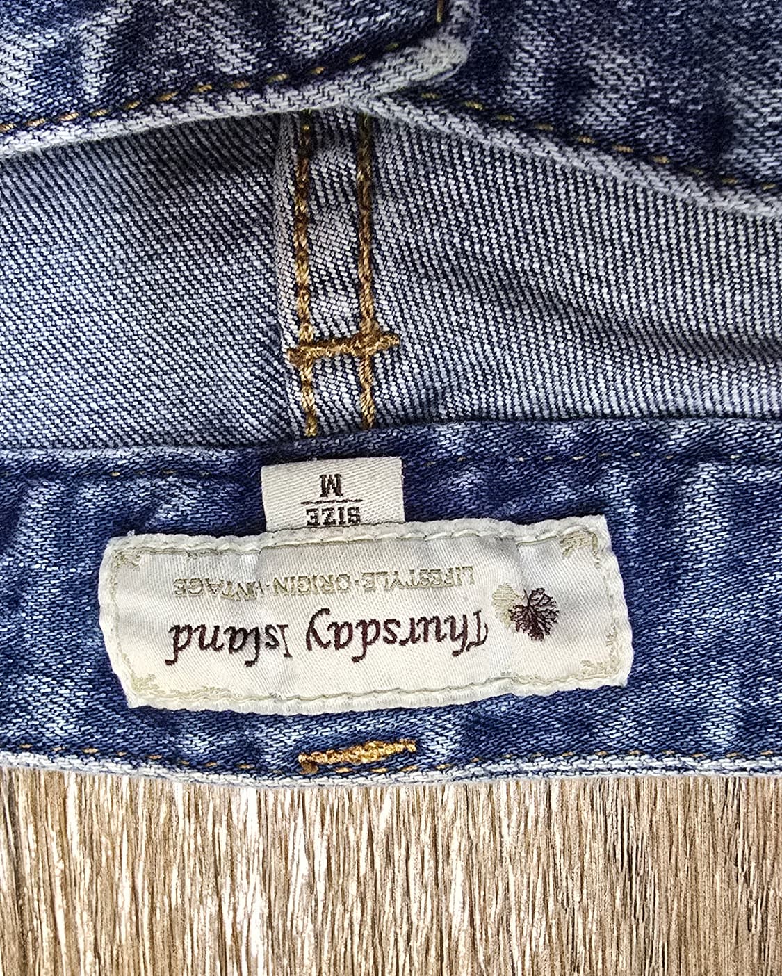 M) 써스데이아일랜드 데님 팬츠 / 워싱 컷팅 상품이미지4