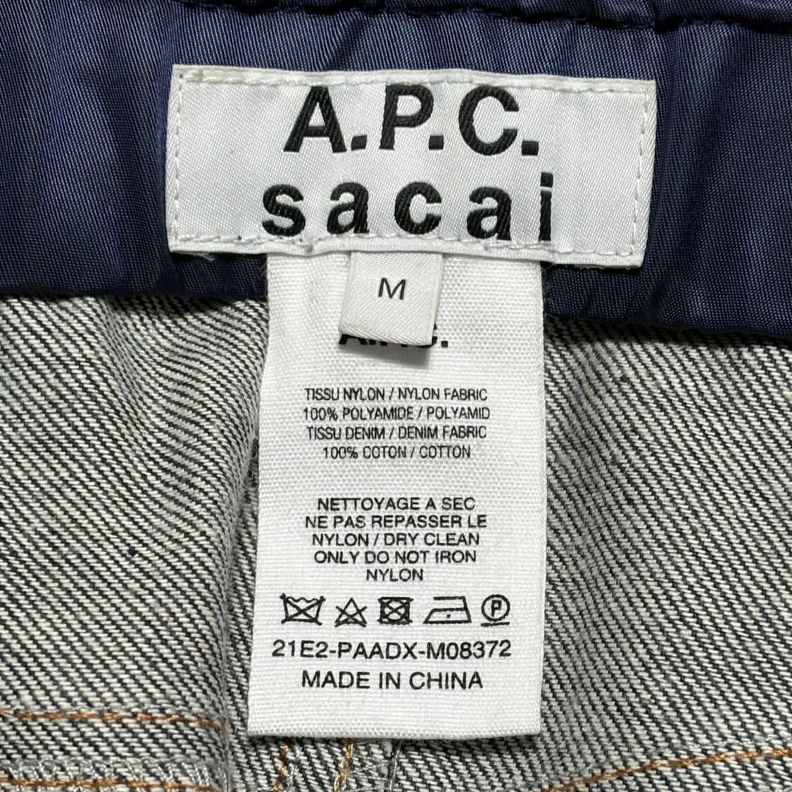 M 사카이 x A.P.C  데님팬츠 상품이미지4