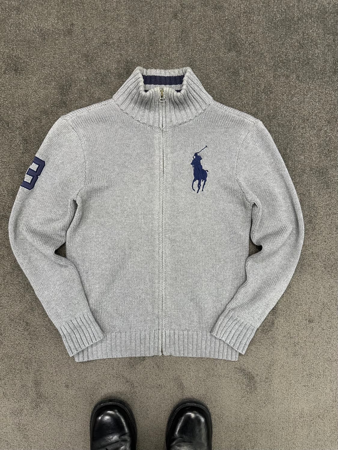 폴로 랄프로렌 키즈 니트 집업 L(14-16) 여성S 상품이미지1