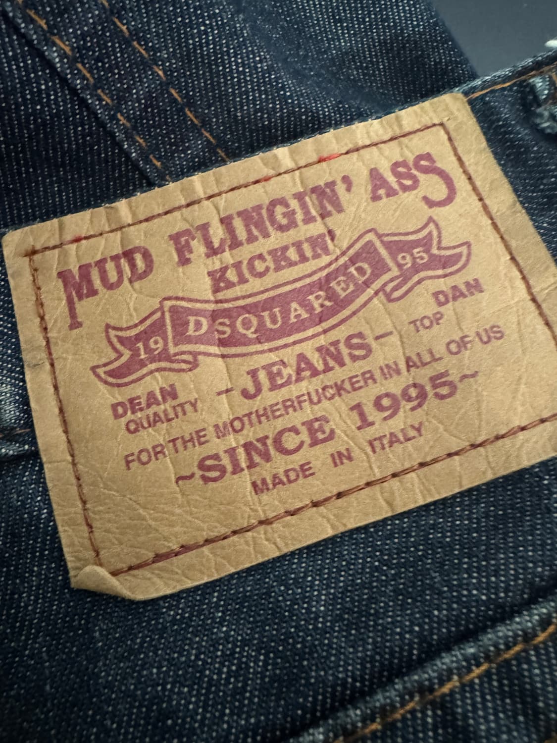 디스퀘어드2 인디고 데님 워싱 버튼 데님팬츠 50 상품이미지3