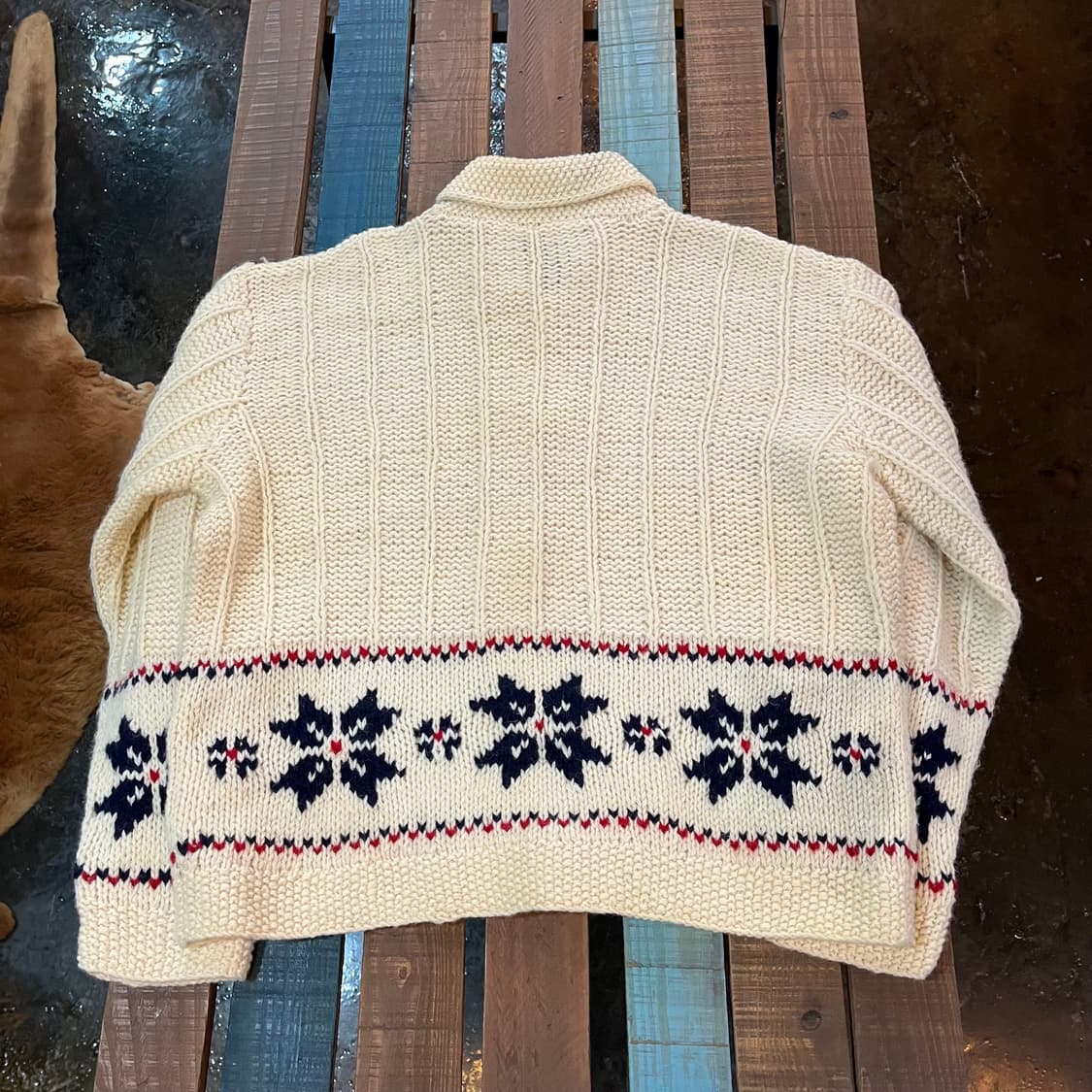 빈티지 울 가디건 코위찬  상품이미지8