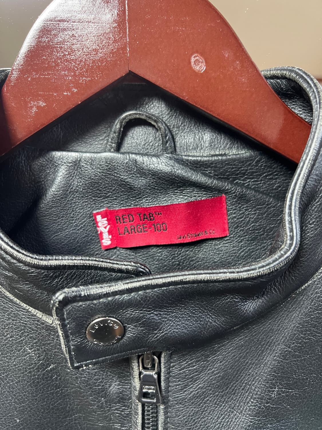 리바이스 LEVIS 레드탭 가죽자켓 L / 100 상품이미지4