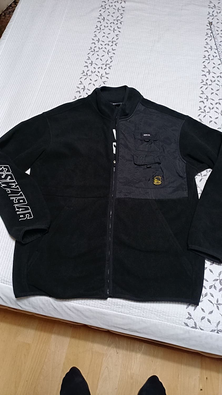 NBA 골든스테이트 플리스 실측110 가슴62 기장77 상품이미지1