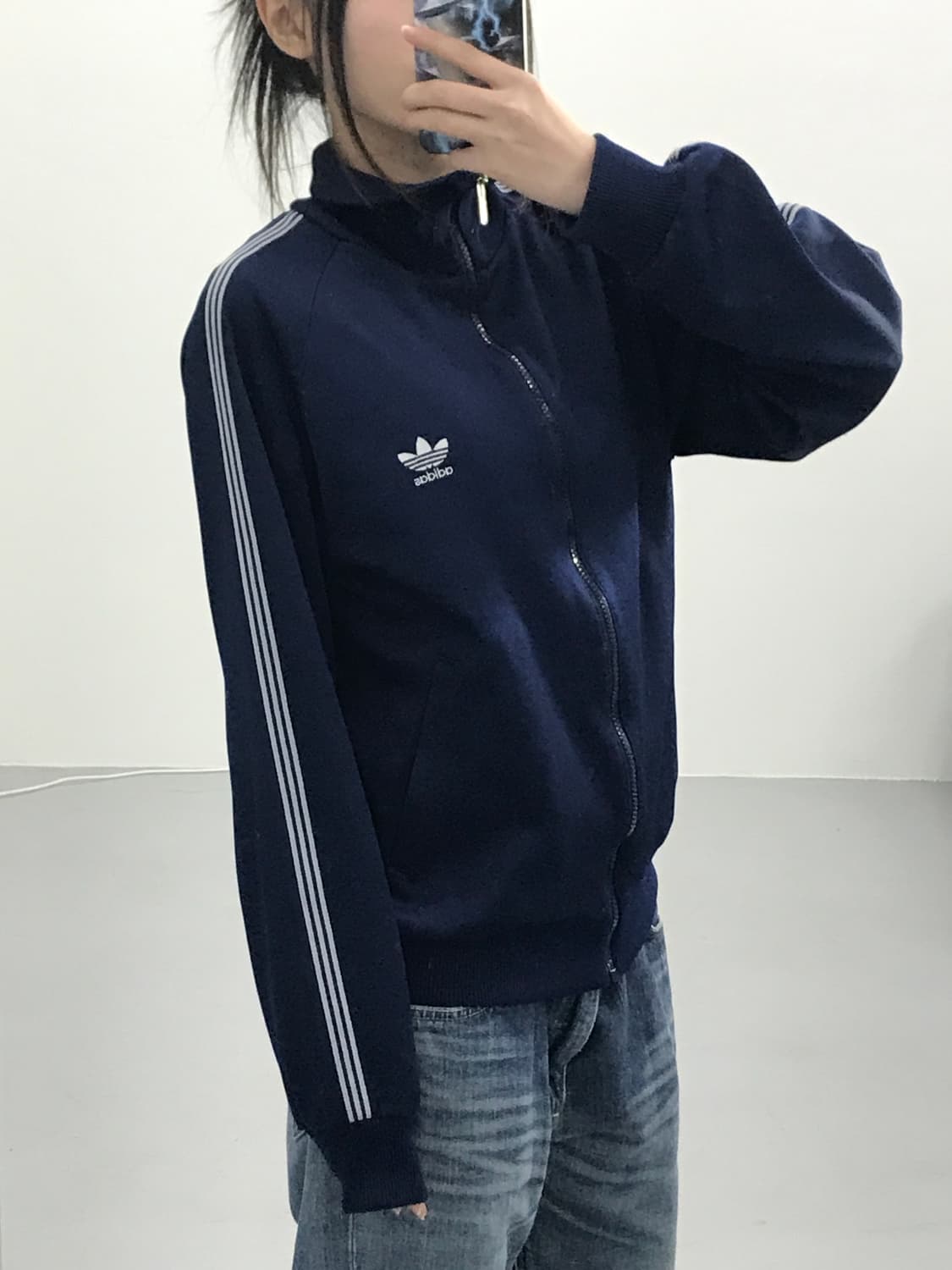 90’s Adidas W.Germany Tracktop Navy 상품이미지4